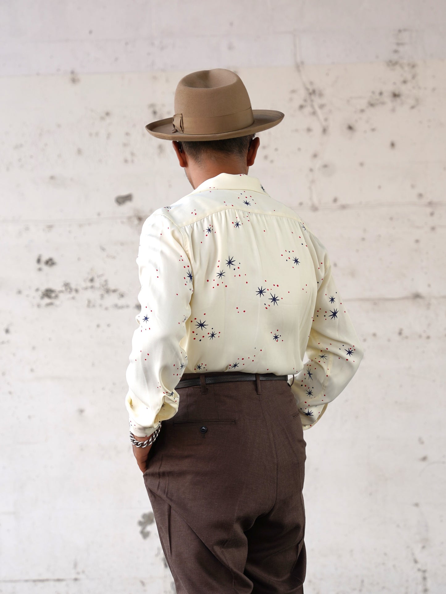 #260106 1950s L/S Shirt - Star