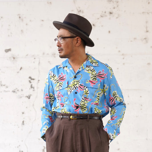 #260109 1950s L/S Shirt - Tiger