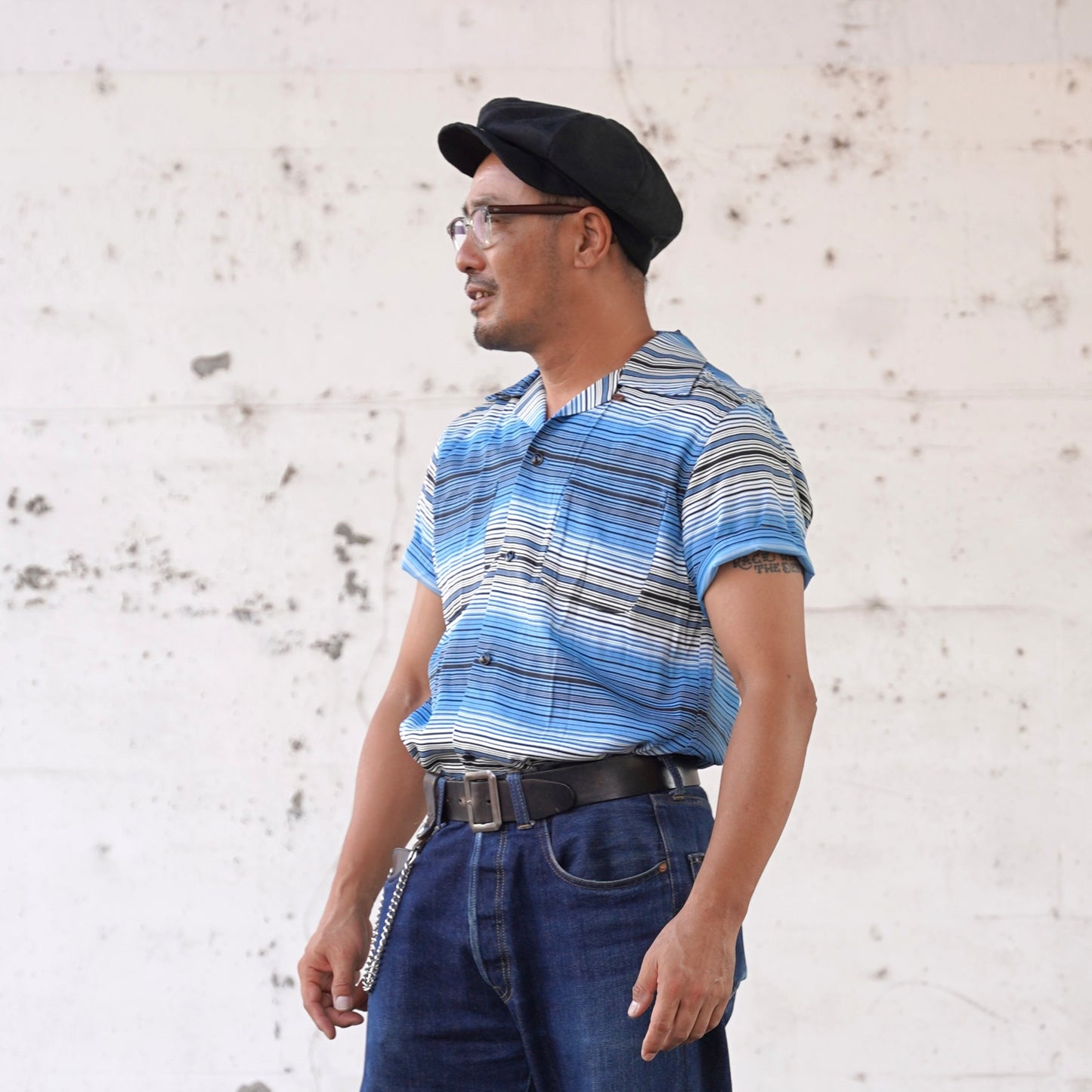 #260111 1950s S/S Shirt - Stripe
