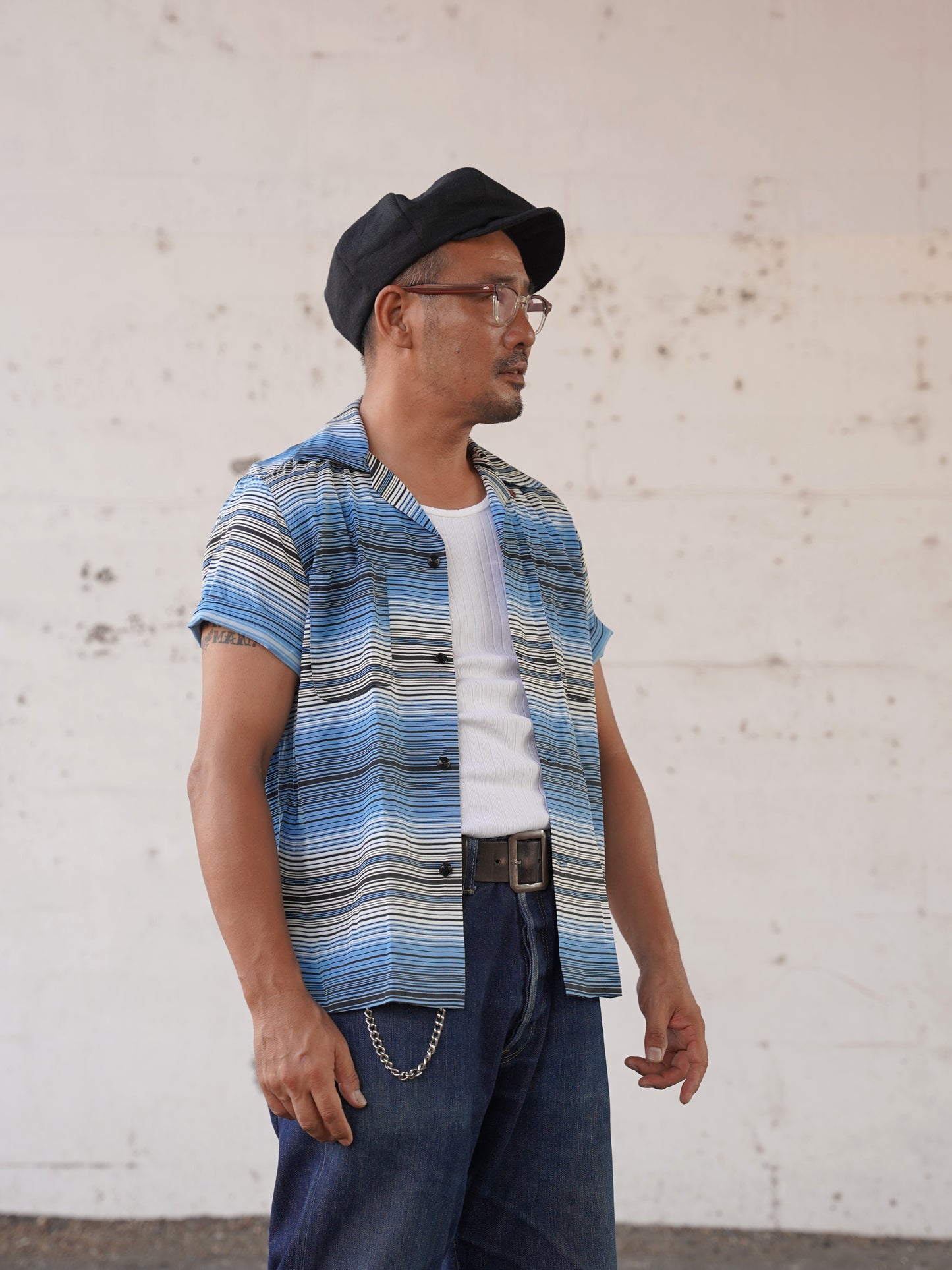 #260111 1950s S/S Shirt - Stripe