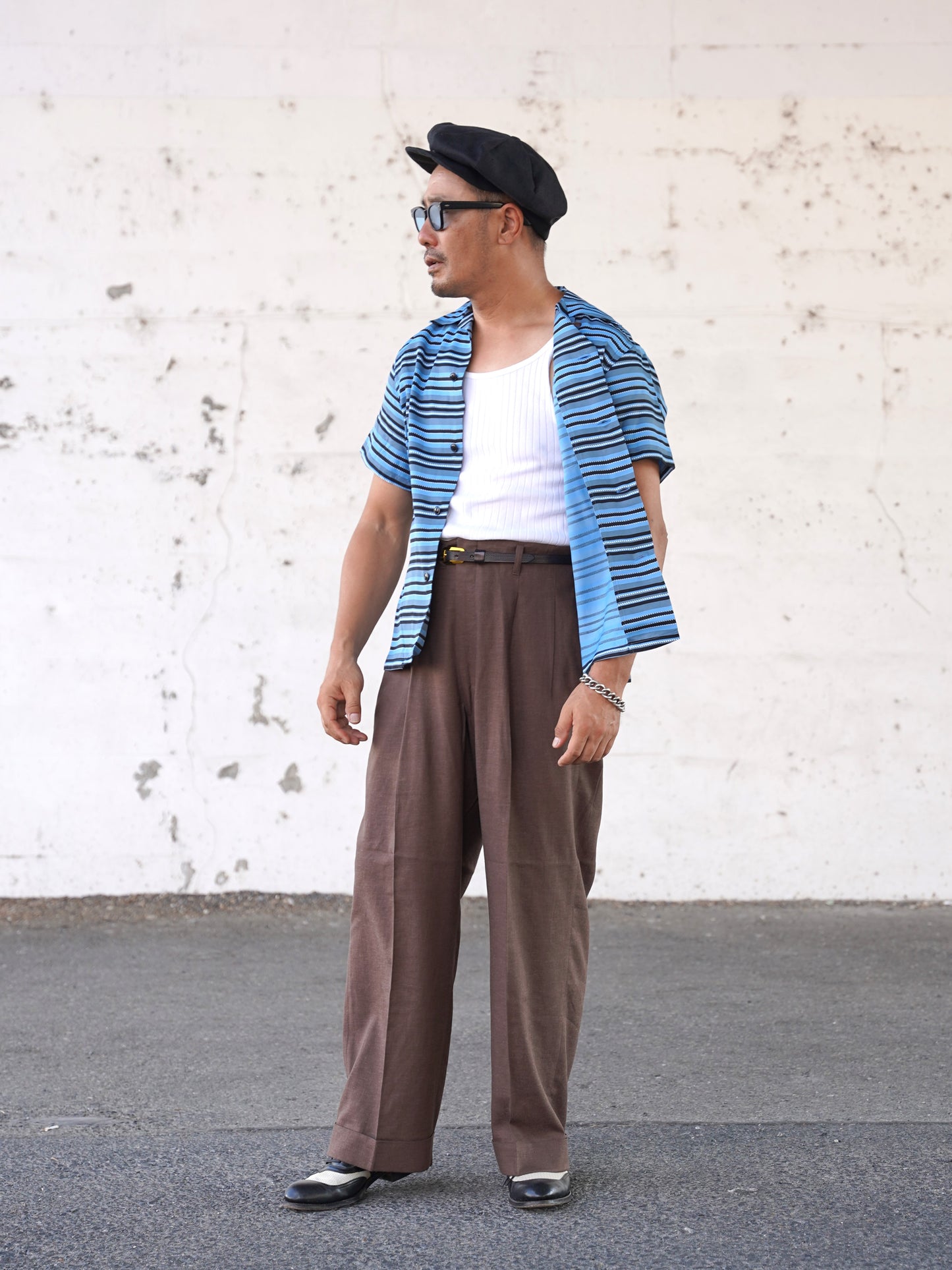 #260112 1950s S/S Shirt - Stripe
