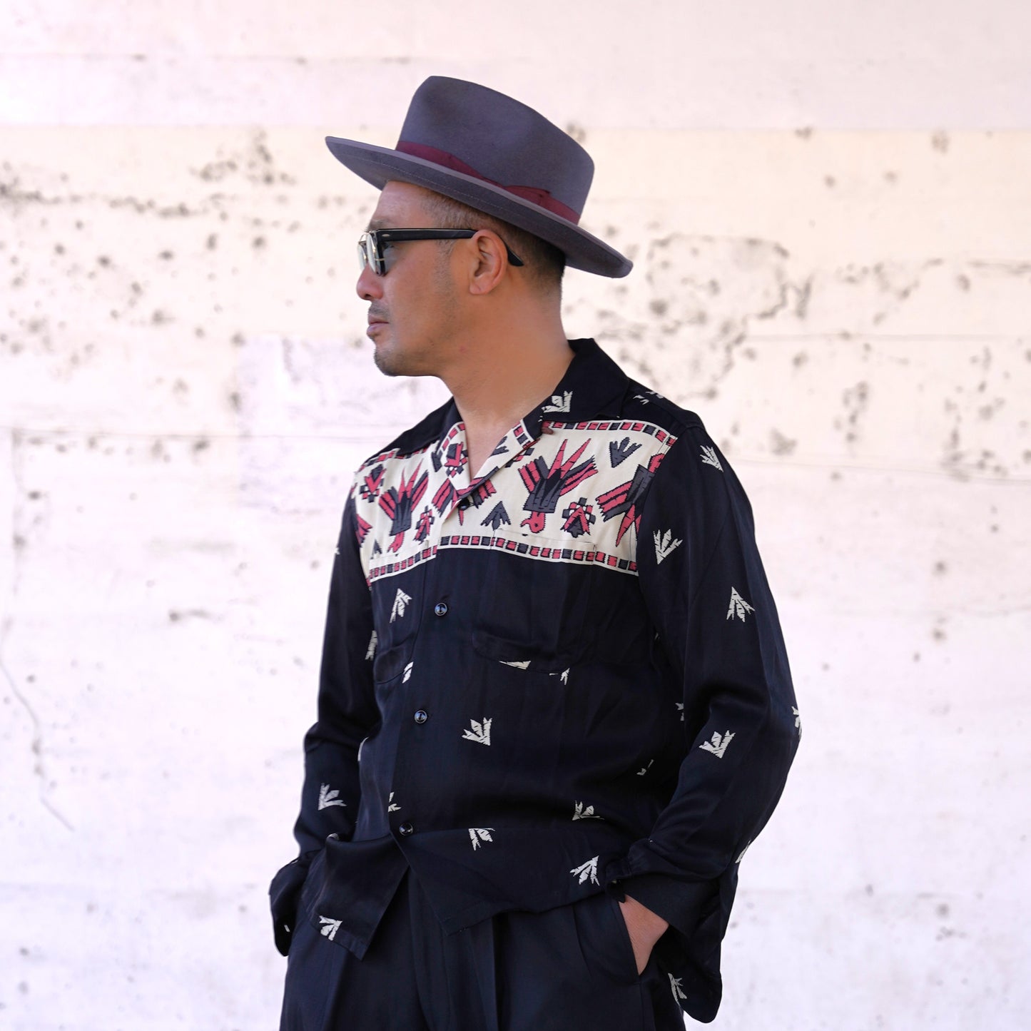 #260130 1950s L/S Shirt - Thunderbird