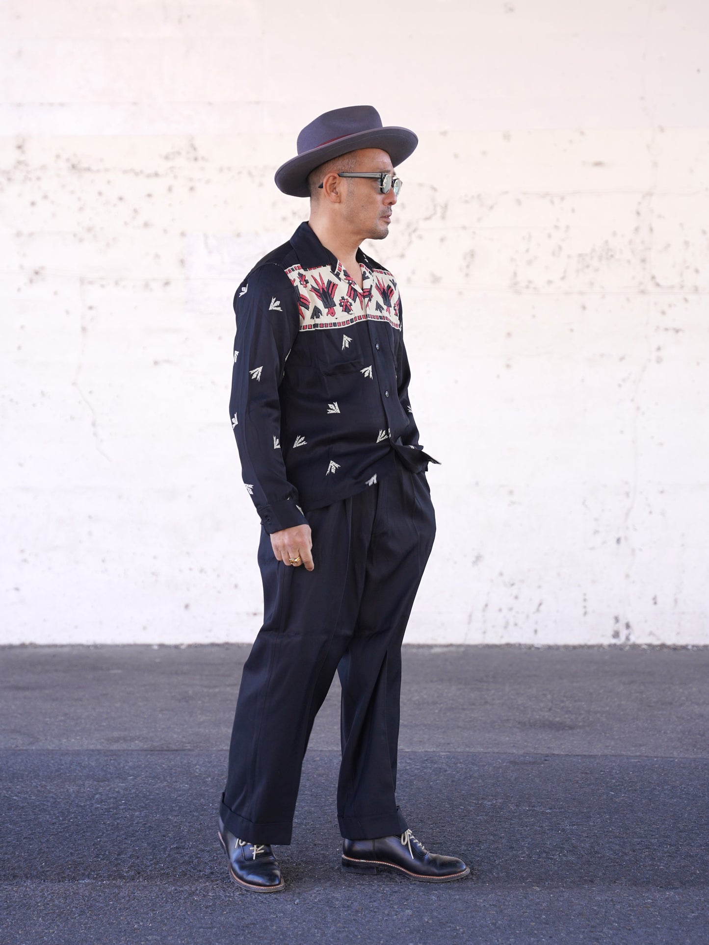 #260130 1950s L/S Shirt - Thunderbird