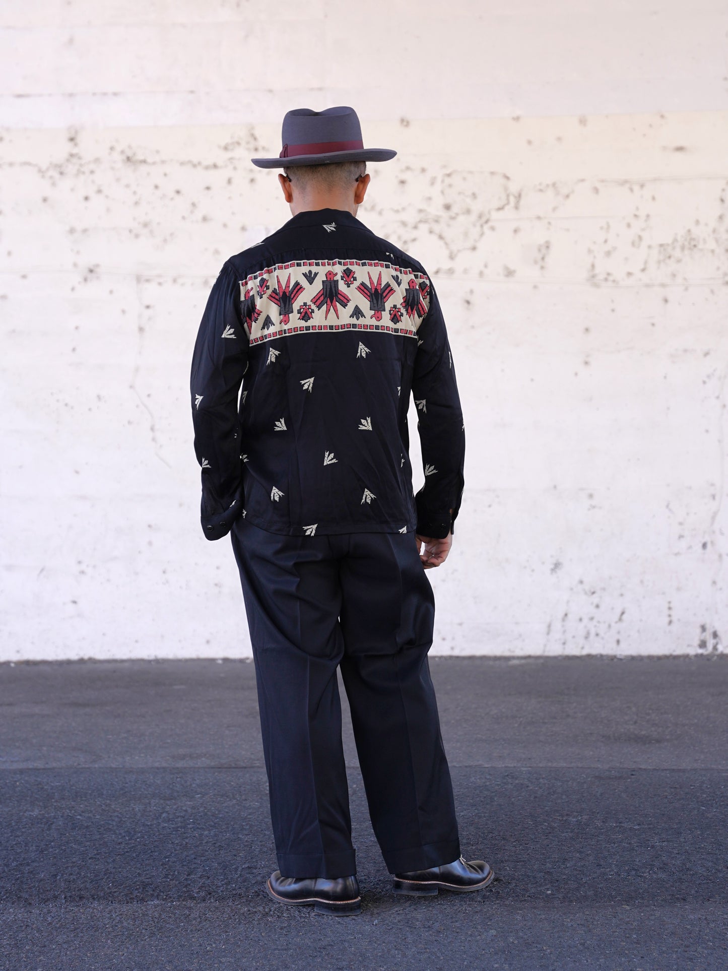 #260130 1950s L/S Shirt - Thunderbird
