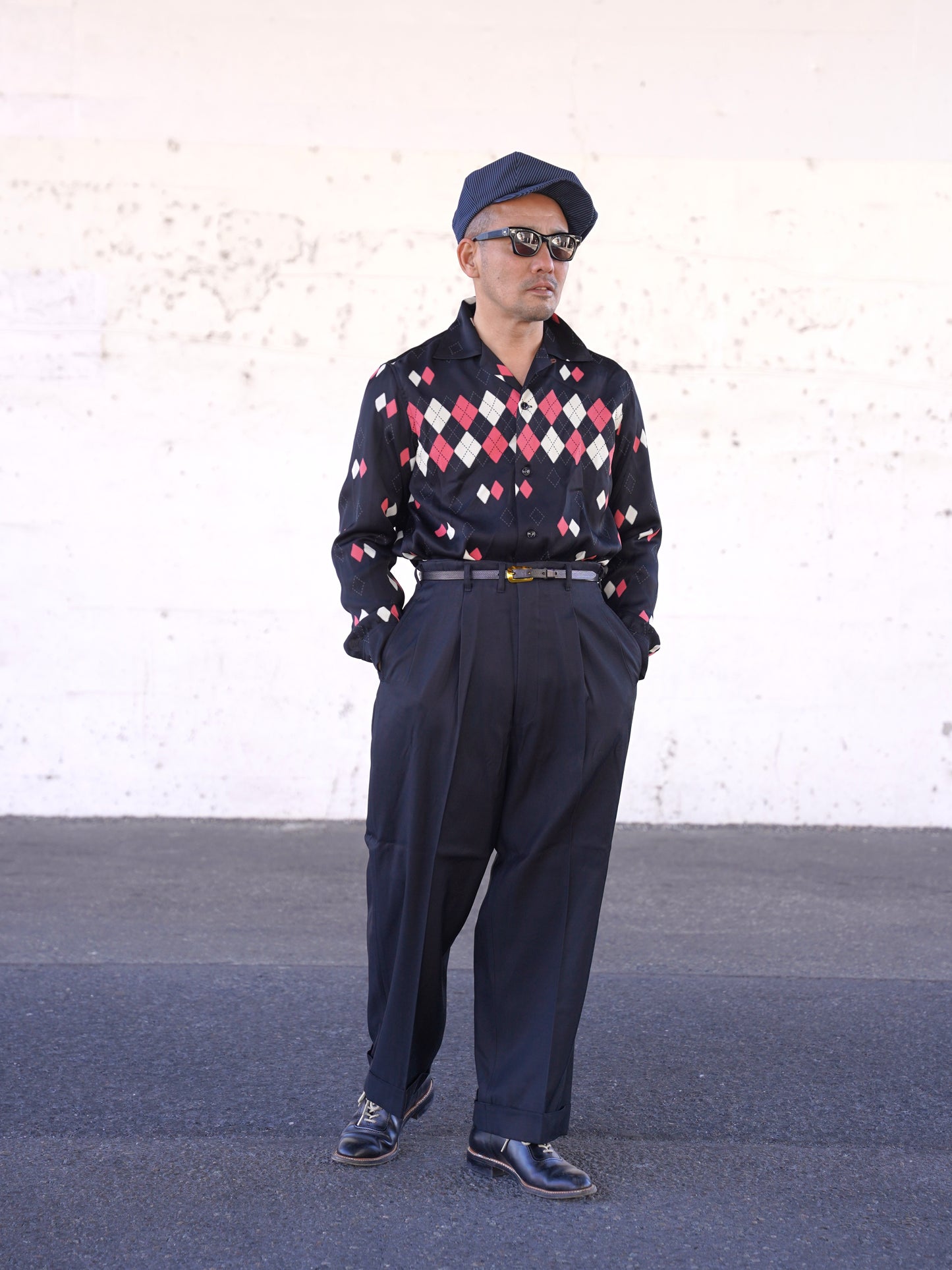 #260131 1950s L/S Shirt - Argyle