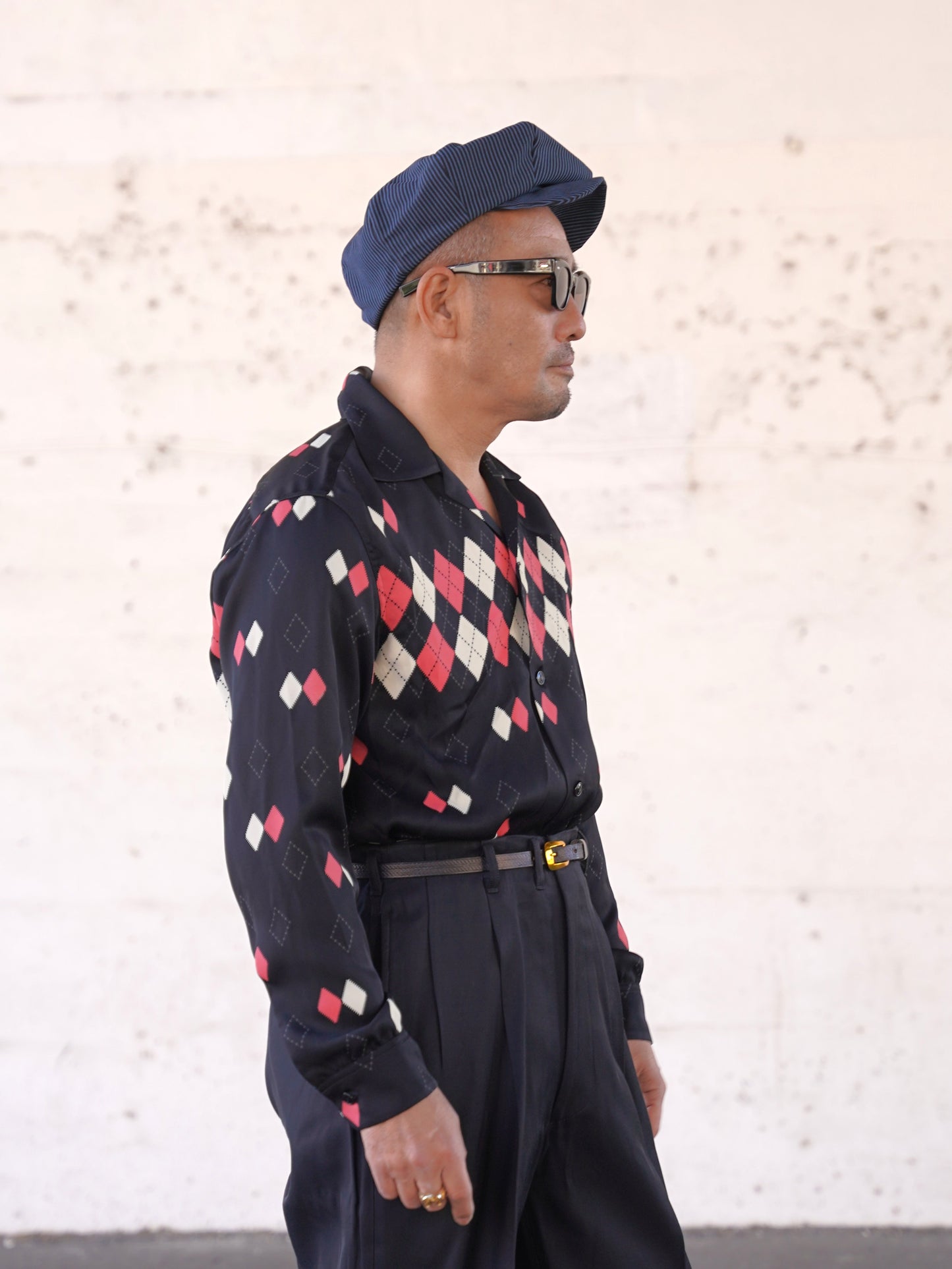 #260131 1950s L/S Shirt - Argyle