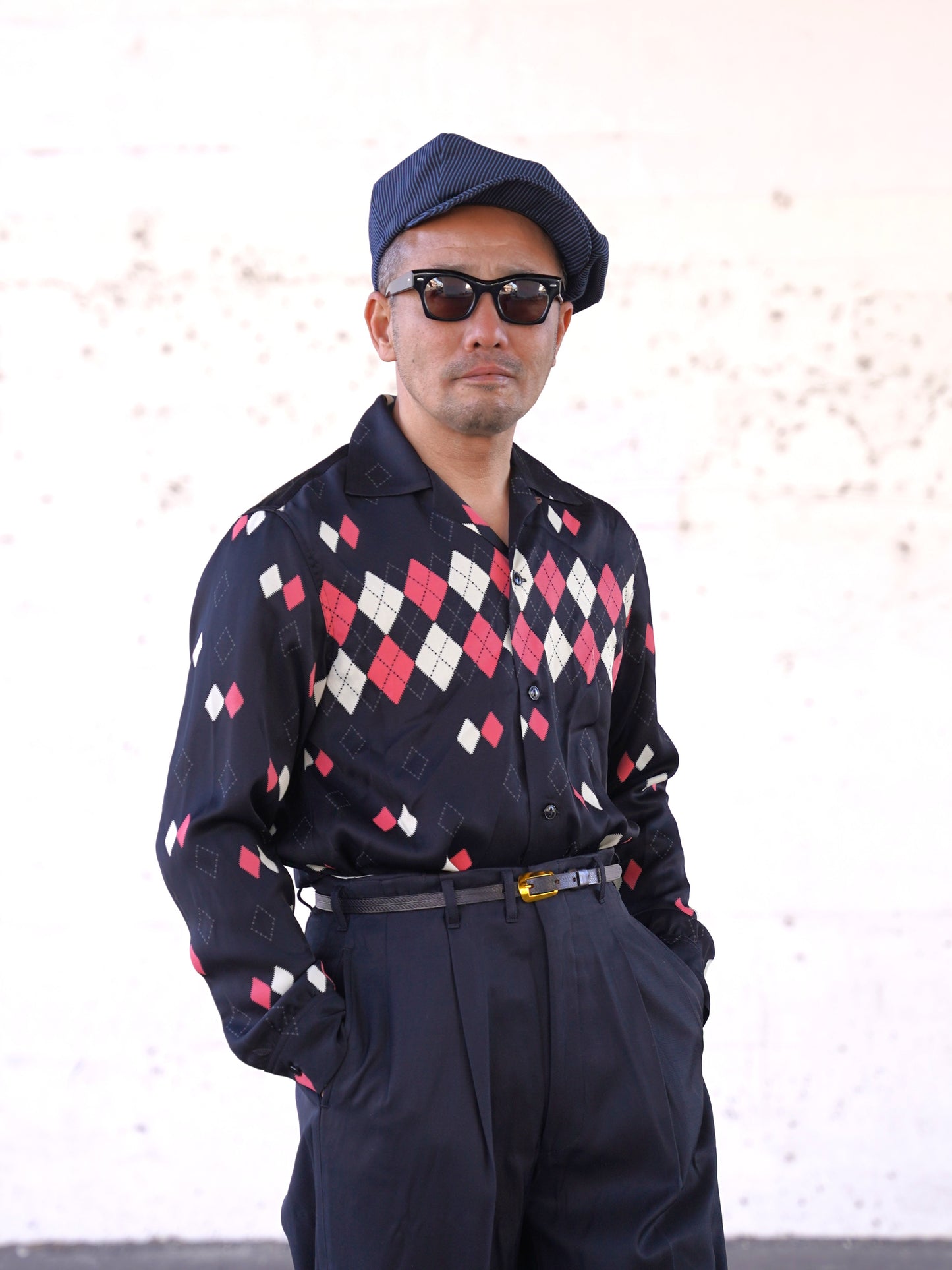 #260131 1950s L/S Shirt - Argyle