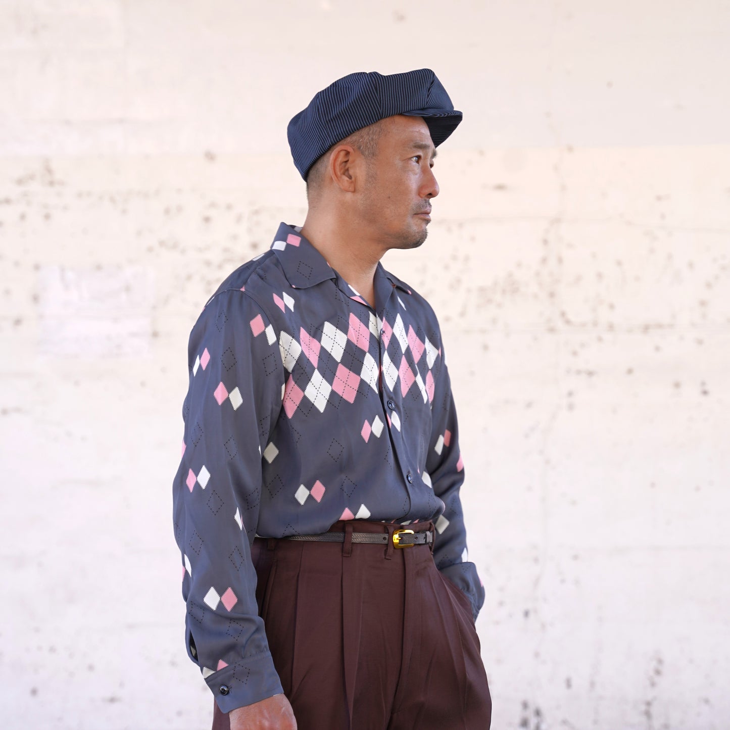 #260131 1950s L/S Shirt - Argyle