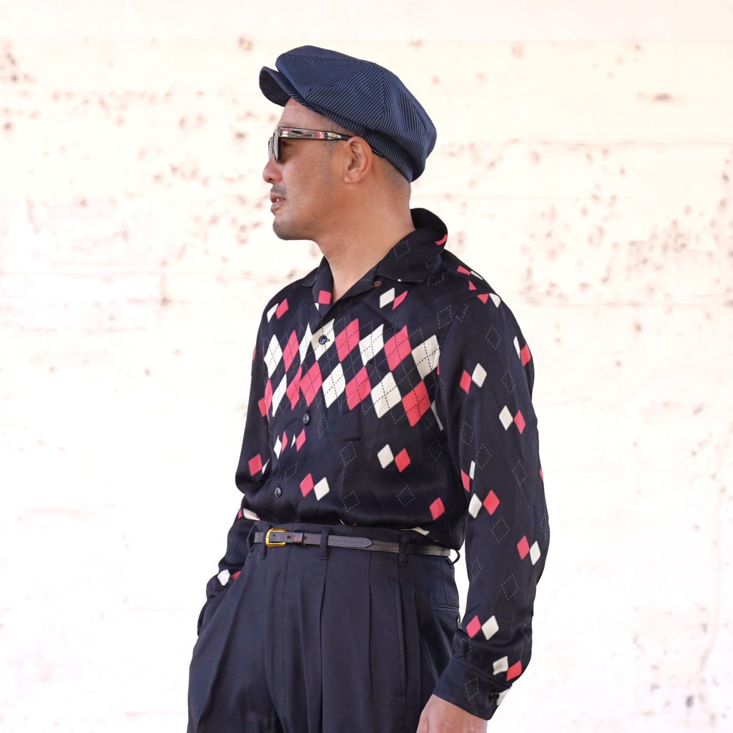 #260131 1950s L/S Shirt - Argyle
