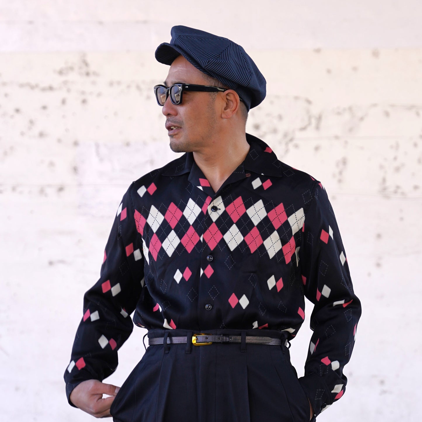#260131 1950s L/S Shirt - Argyle