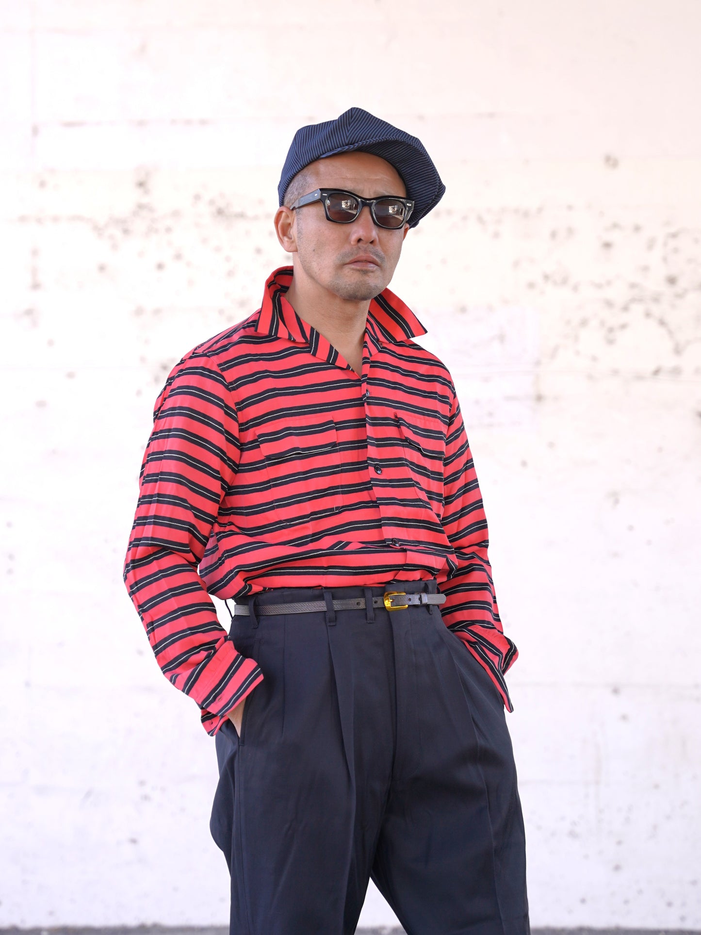 #260132 1950s L/S Shirt - Stripe