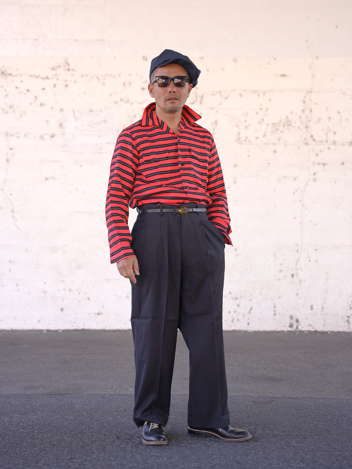 #260132 1950s L/S Shirt - Stripe