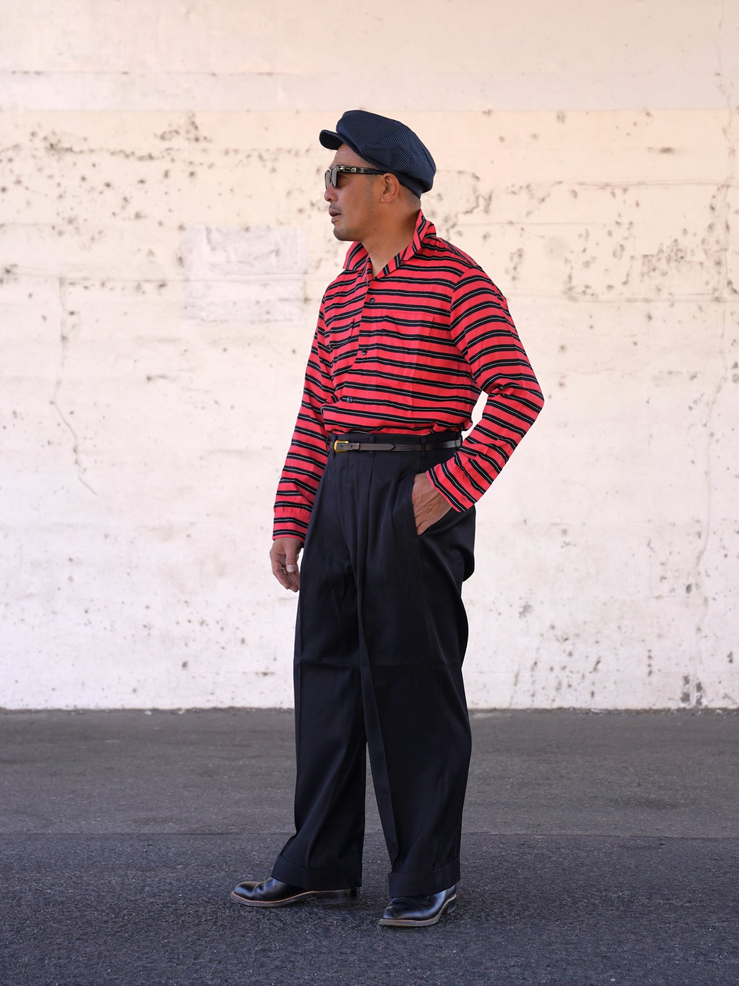 #260132 1950s L/S Shirt - Stripe