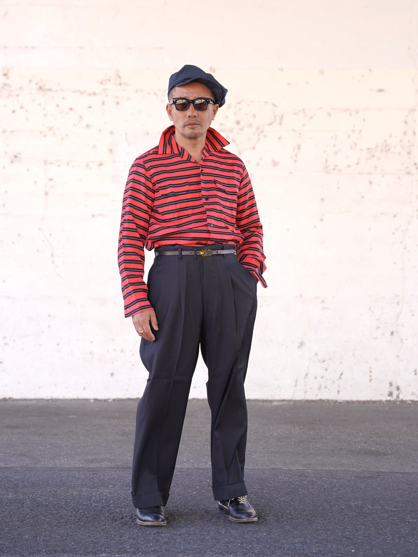 #260132 1950s L/S Shirt - Stripe