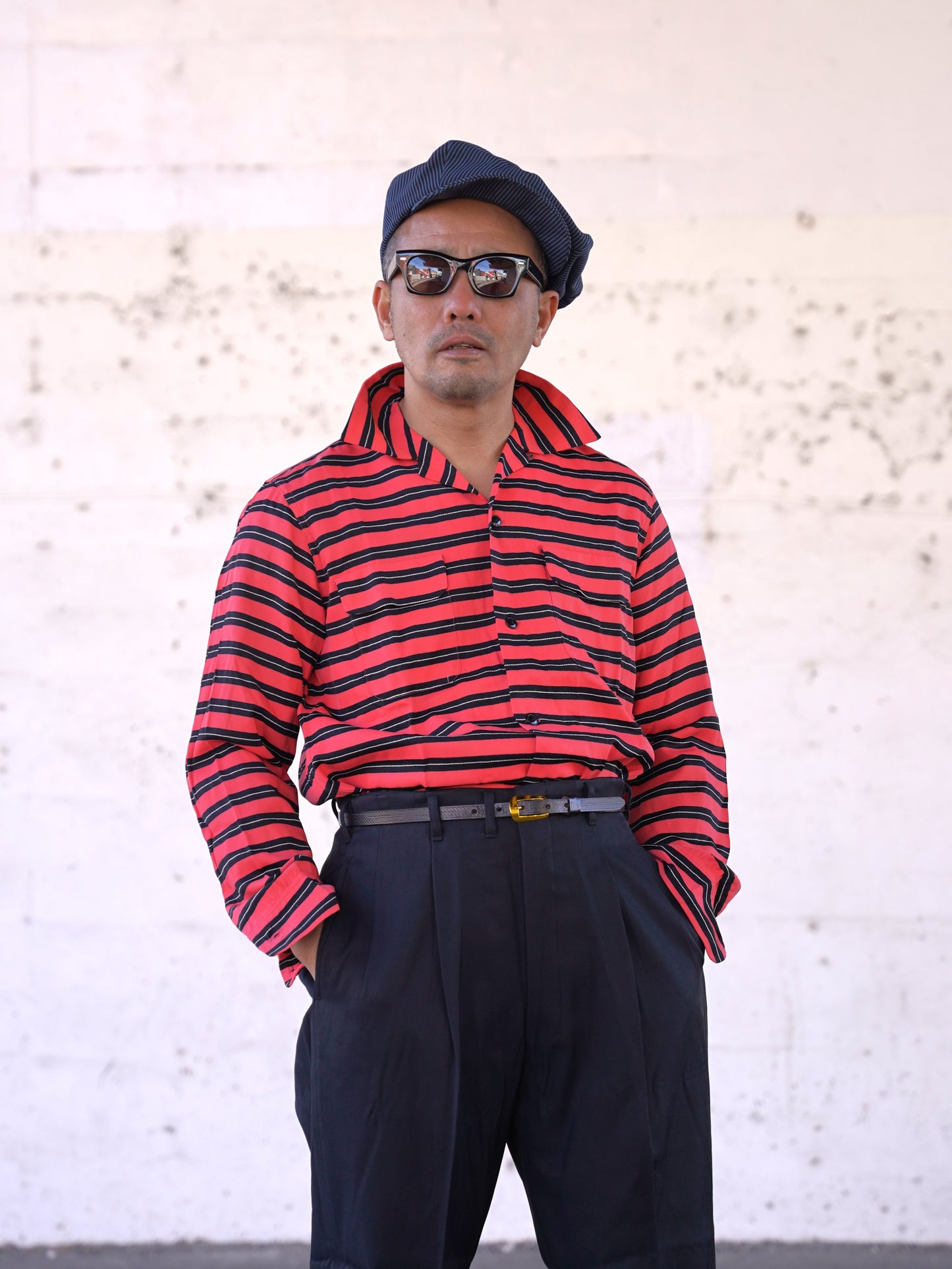 #260132 1950s L/S Shirt - Stripe