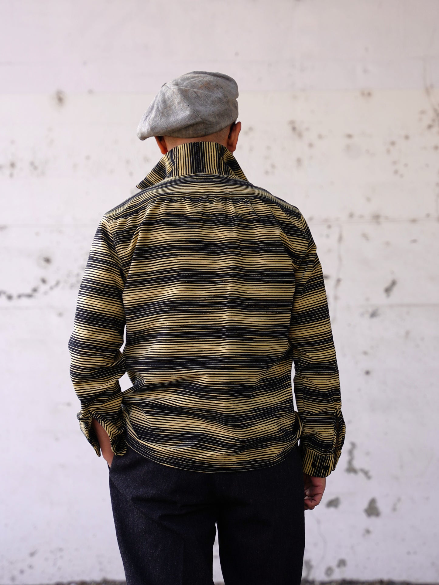 #260141 1950s L/S Corduroy Shirt - Stripe