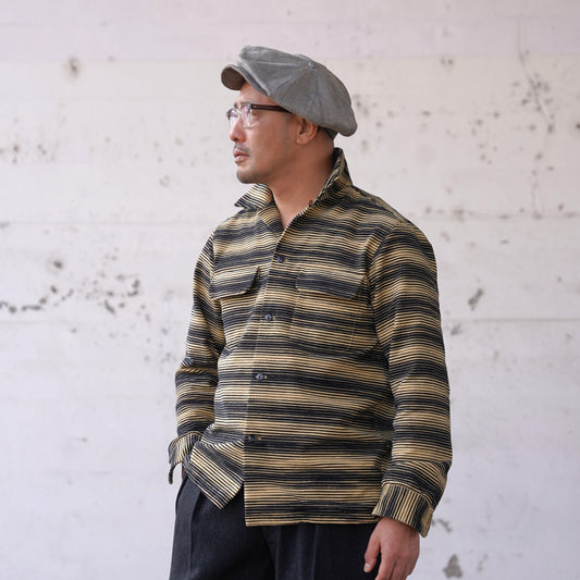 【Order】#260141 1950s L/S Corduroy Shirt - Stripe