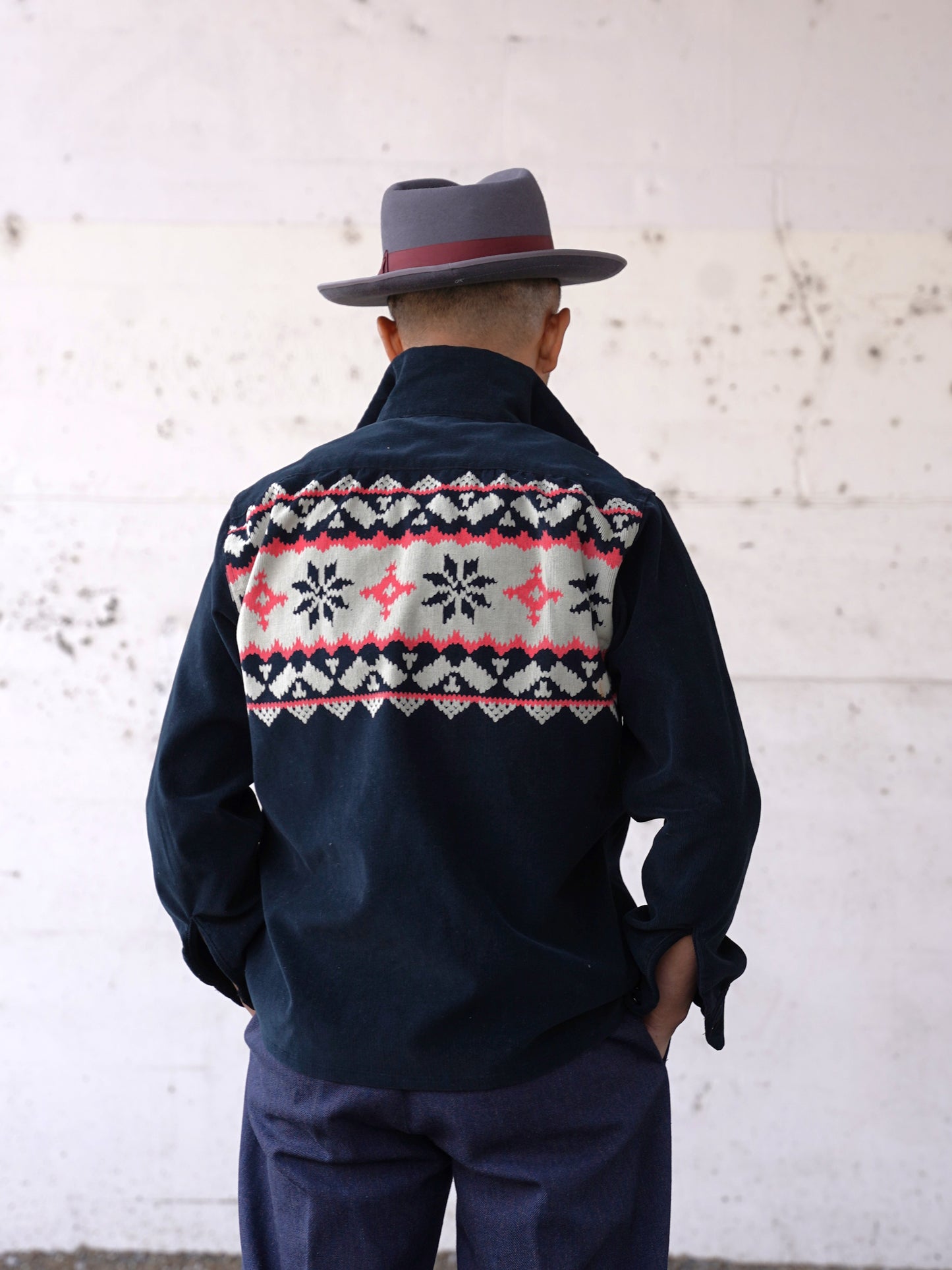 #260142 1950s L/S Corduroy Shirt - Nordic
