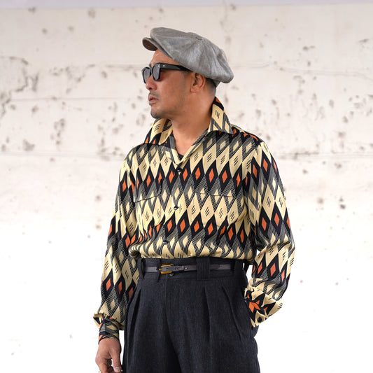 #260145 1950s L/S Shirt - Diamond
