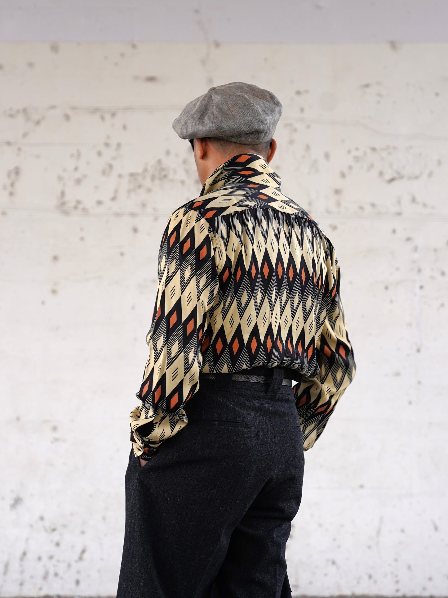 #260145 1950s L/S Shirt - Diamond