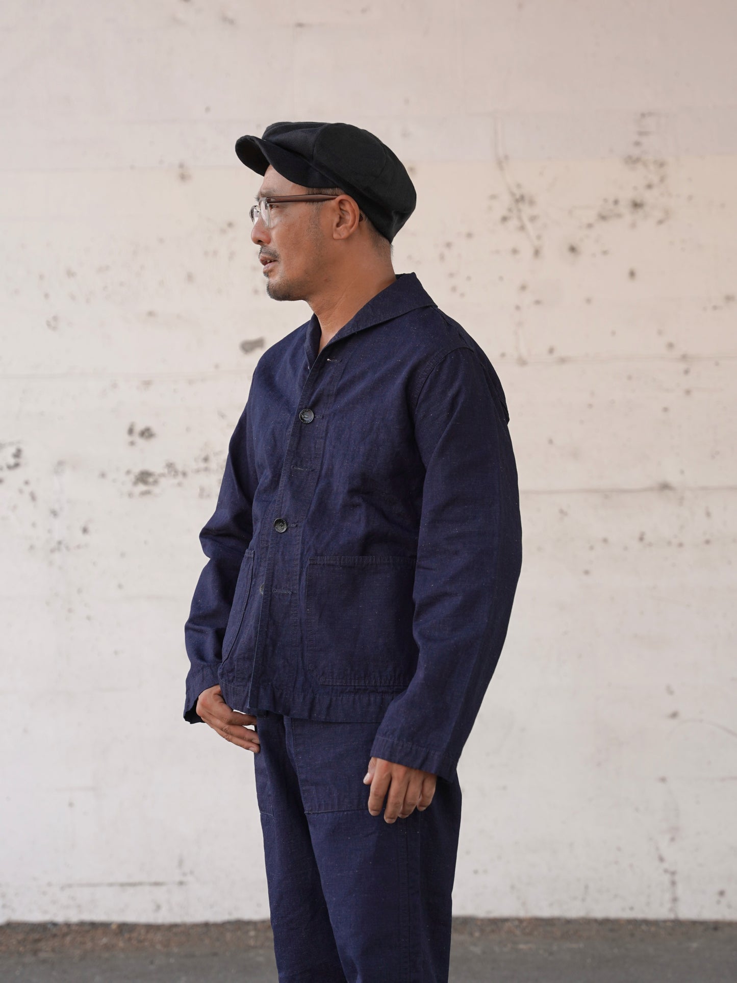 #260404 1940s Shawl collar Blouson