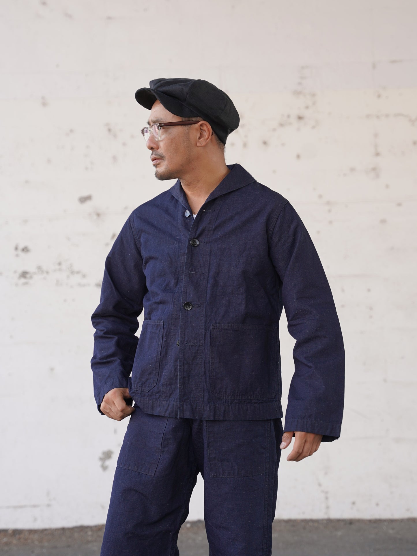 #260404 1940s Shawl collar Blouson