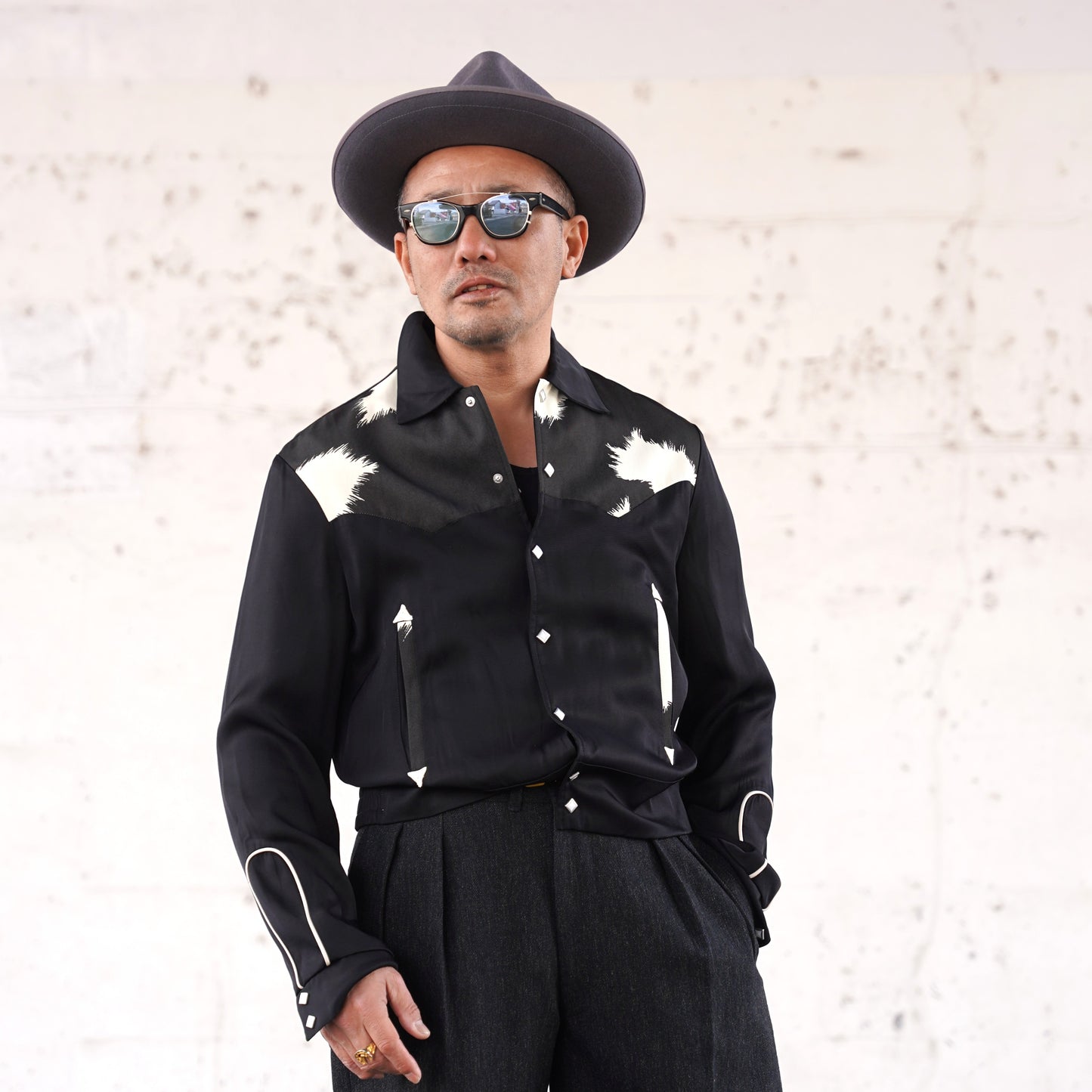 #260411 Yoke-Panel Western Jacket