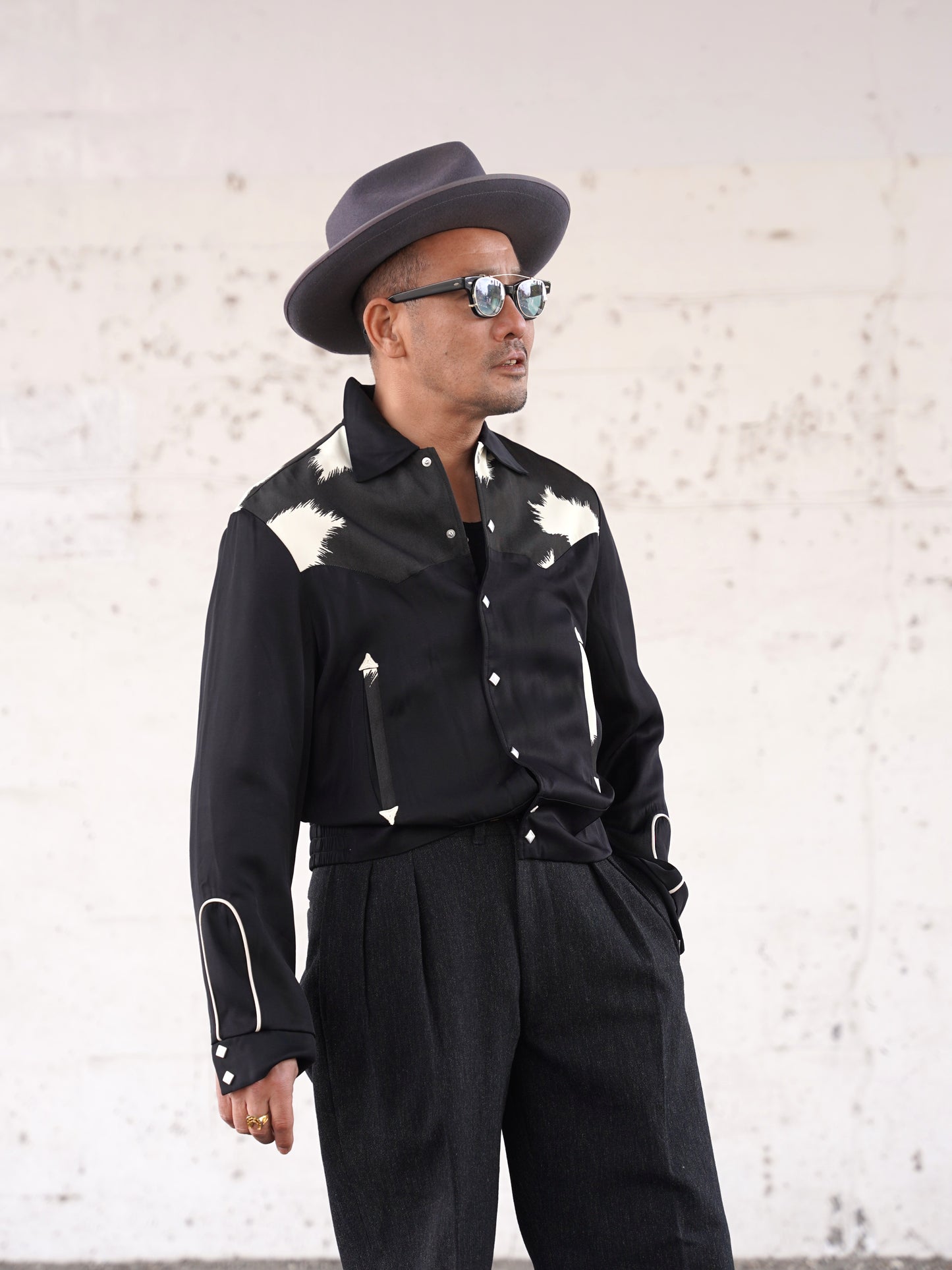 #260411 Yoke-Panel Western Jacket