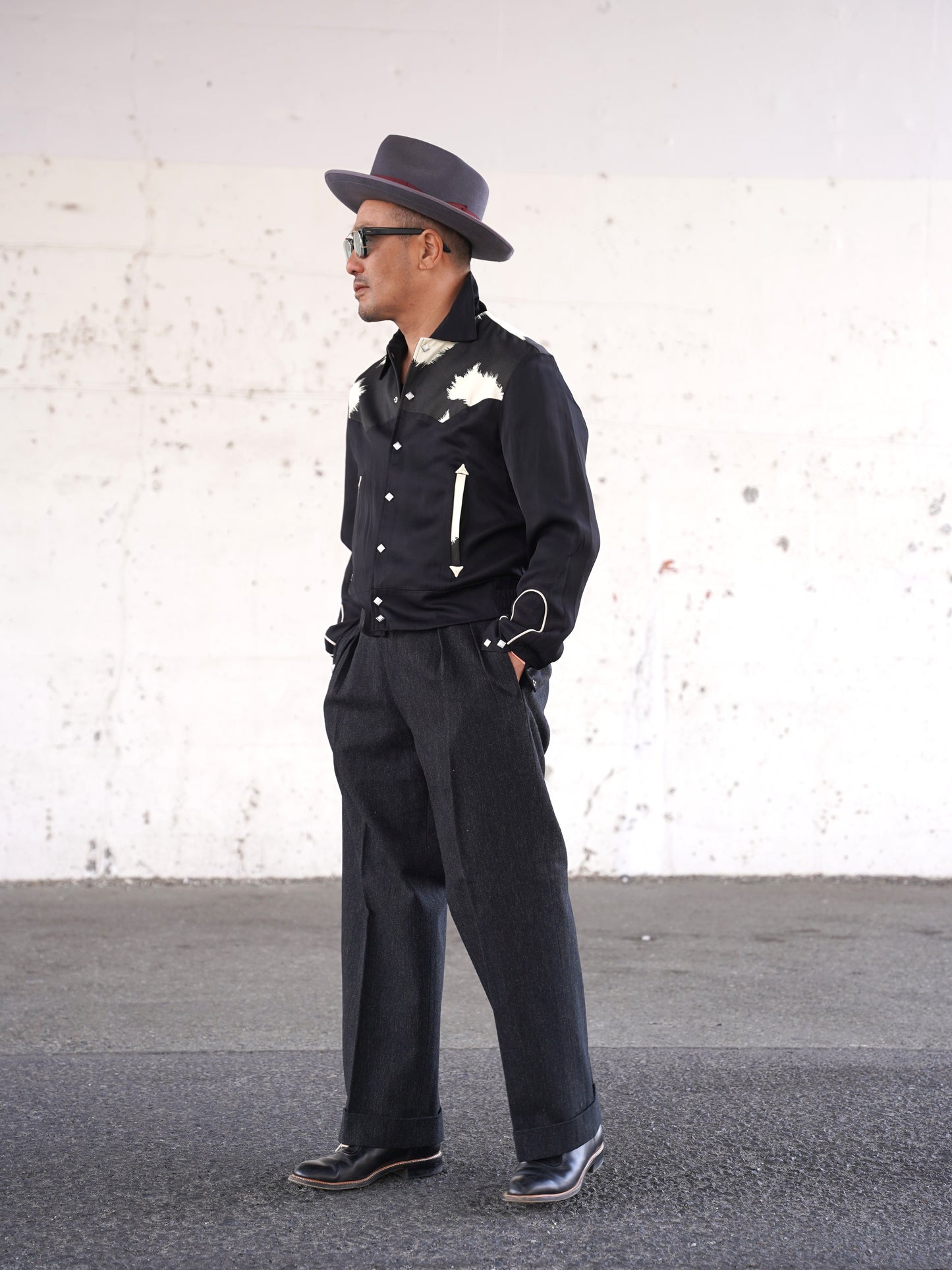 #260411 Yoke-Panel Western Jacket