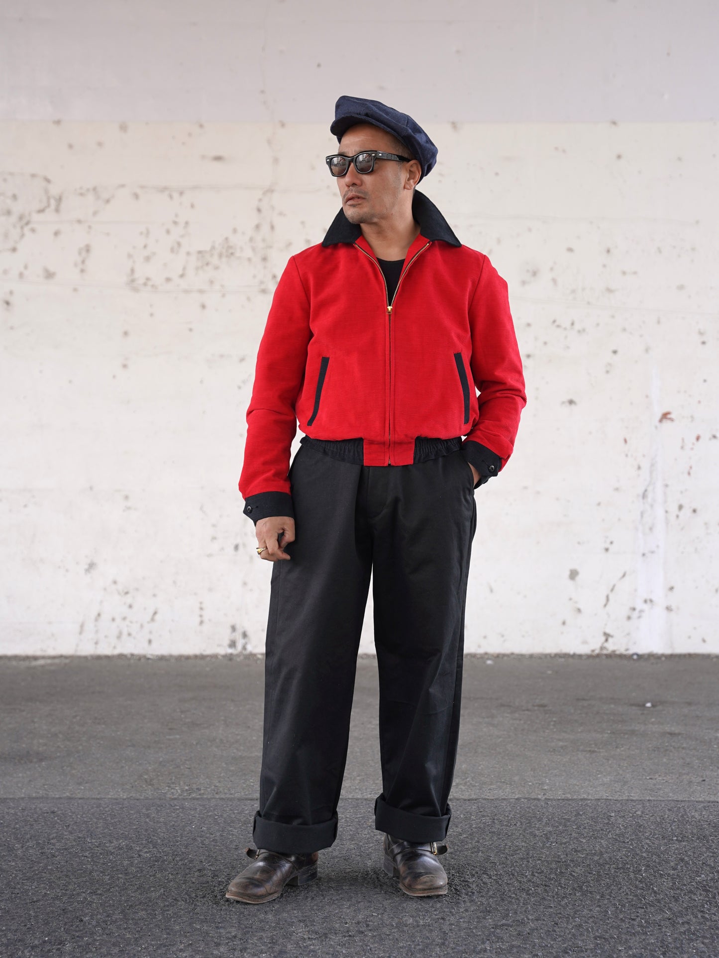 #260414 Front Zip Corduroy Jacket