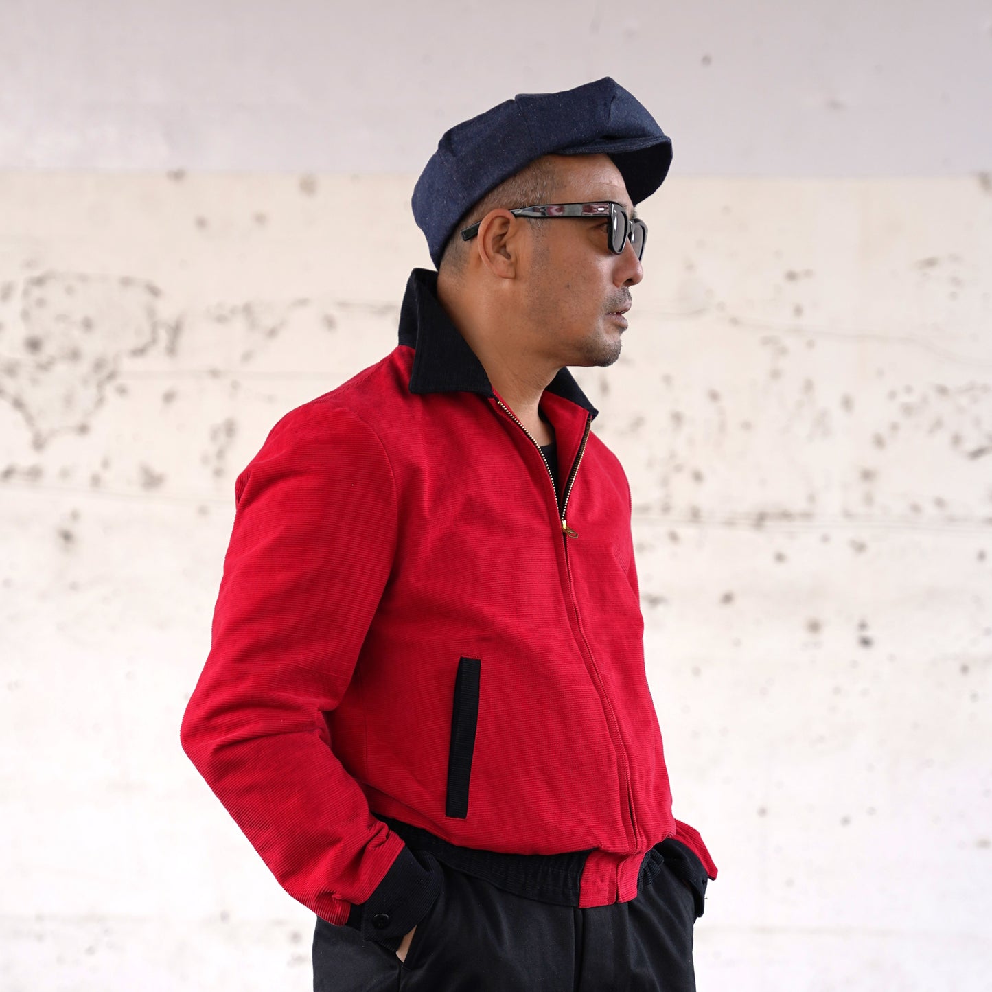 #260414 Front Zip Corduroy Jacket