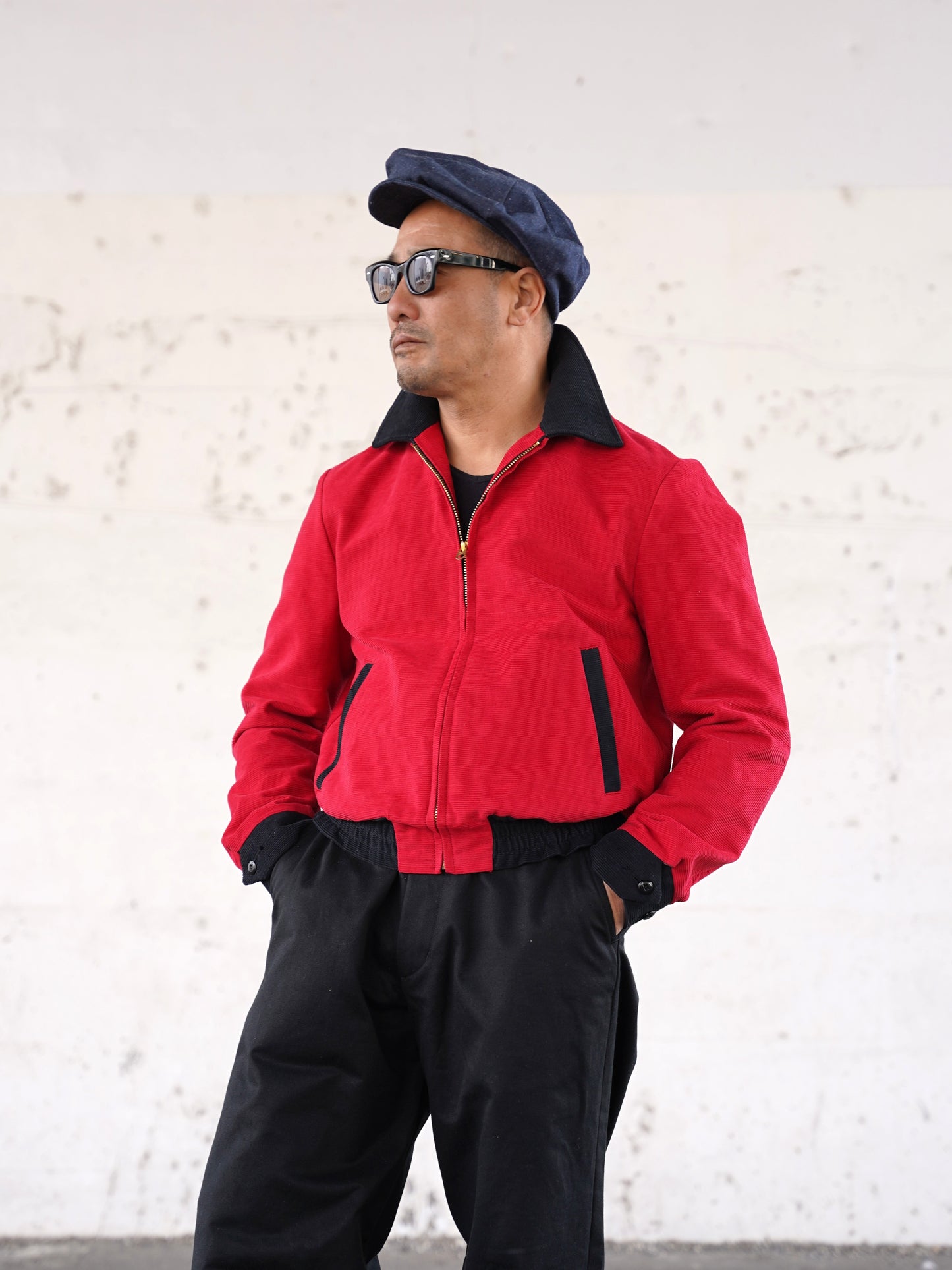 #260414 Front Zip Corduroy Jacket