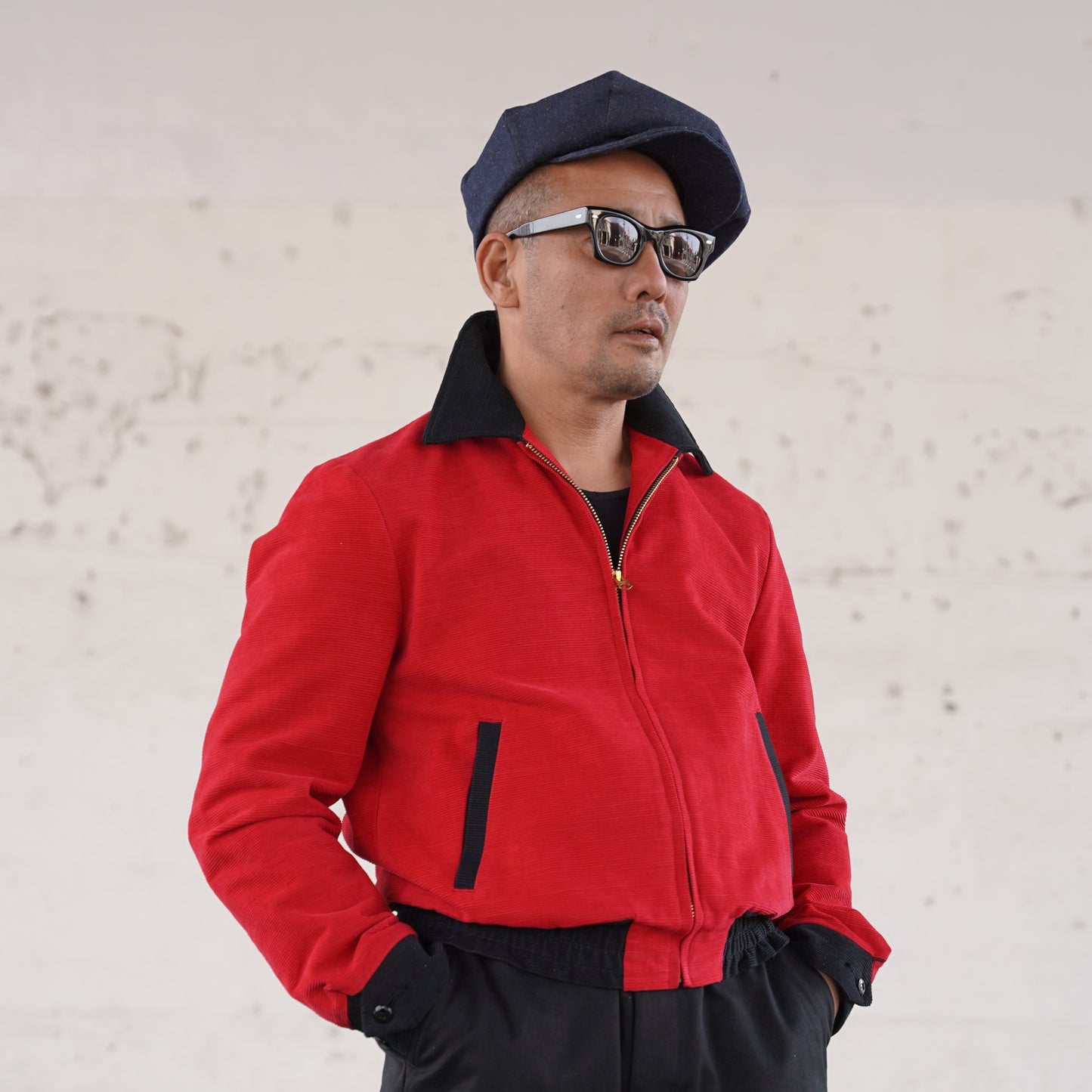 #260414 Front Zip Corduroy Jacket