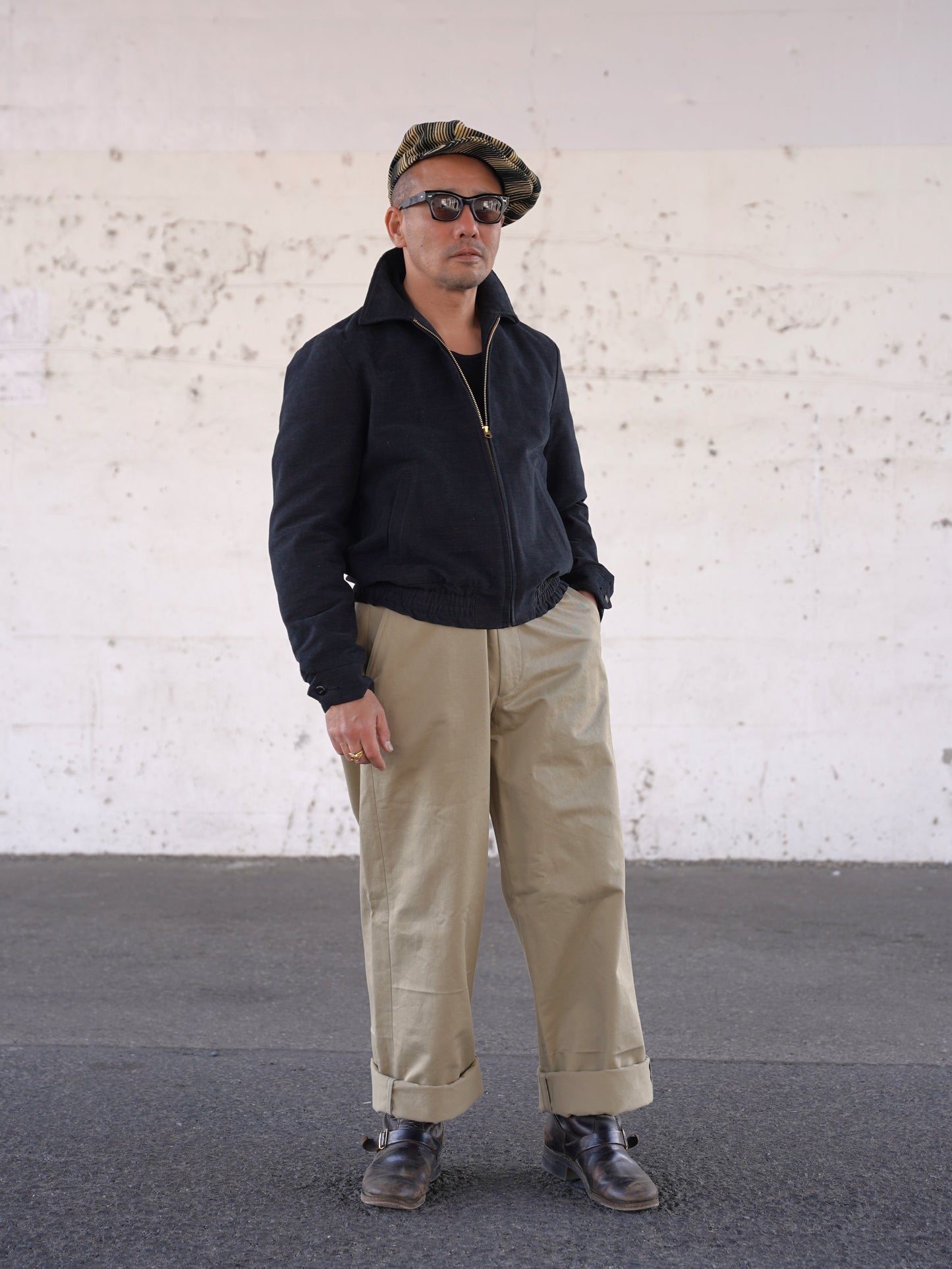 #260414 Front Zip Corduroy Jacket