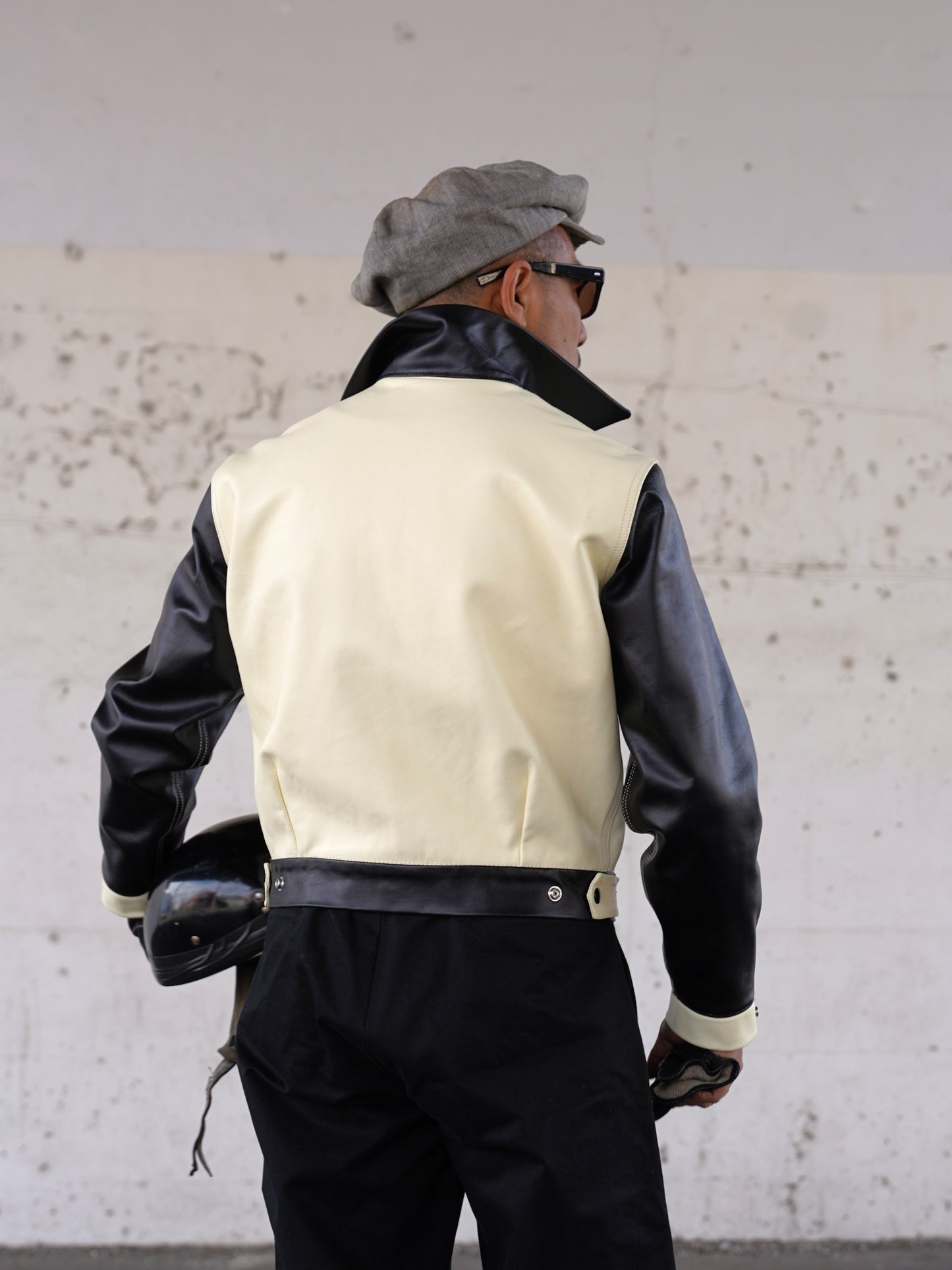 #260415 Horsehide Contrast Blouson