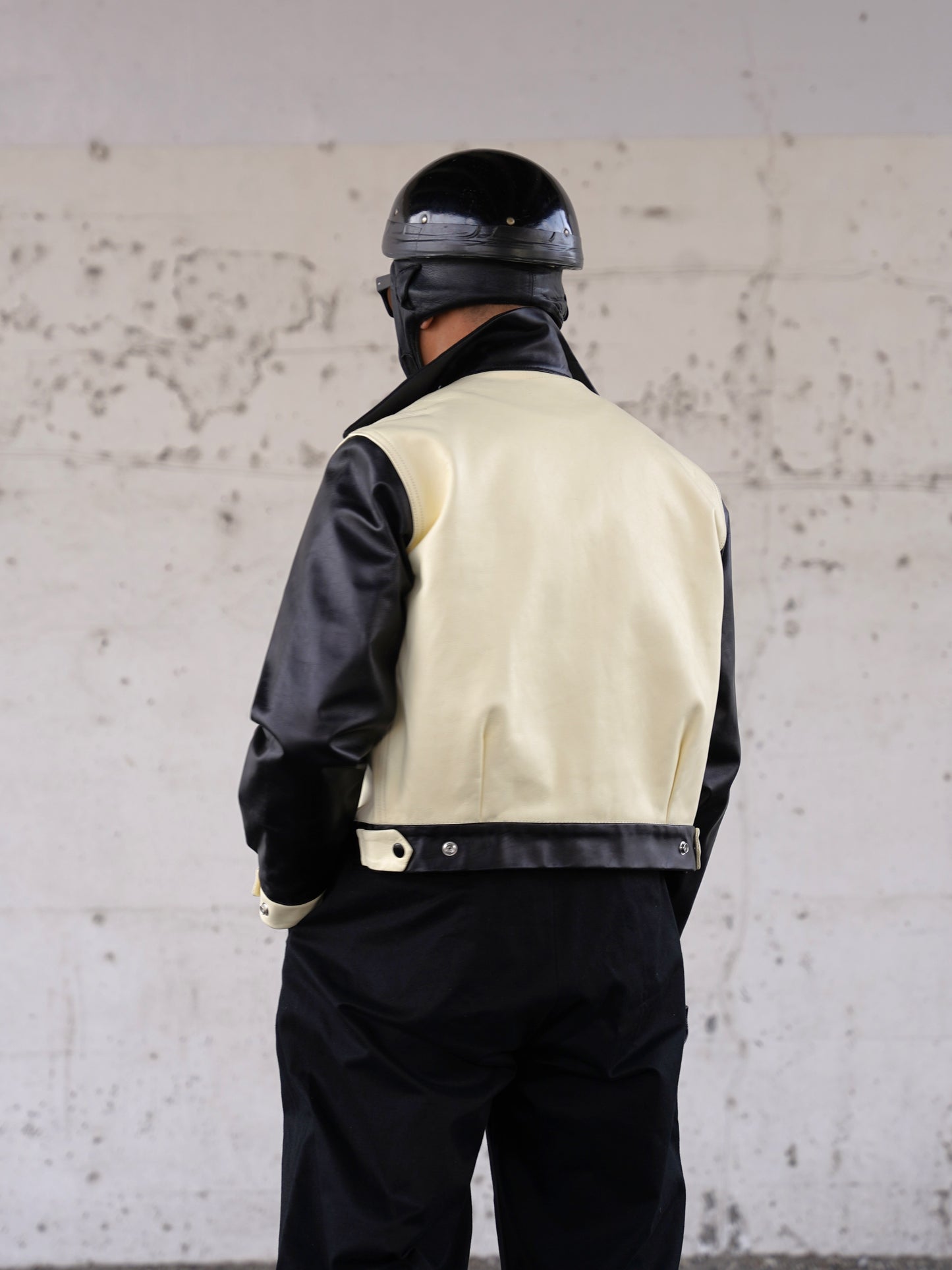 #260415 Horsehide Contrast Blouson