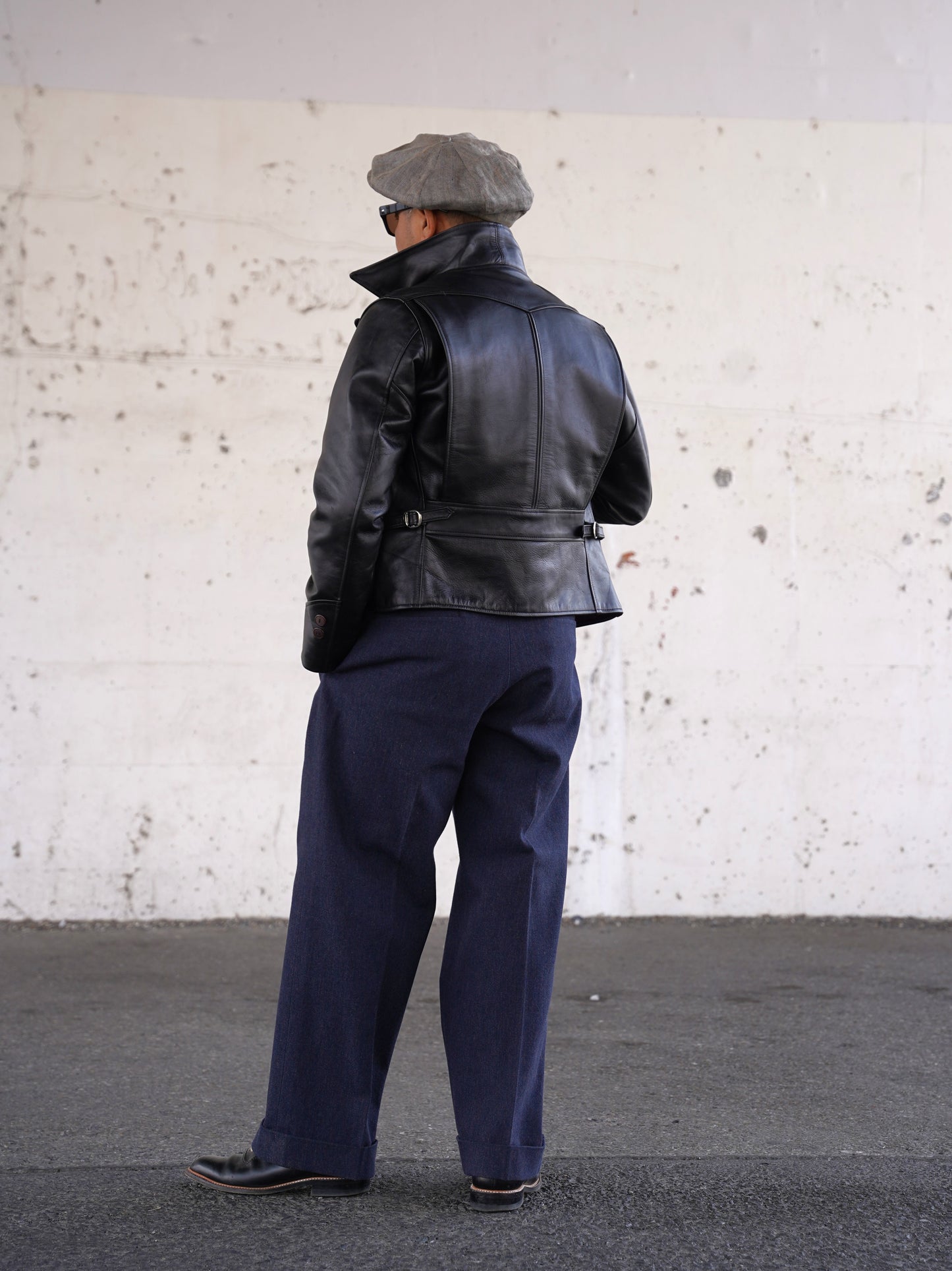 【Order】#260416 Horsehide Double Riders Jacket
