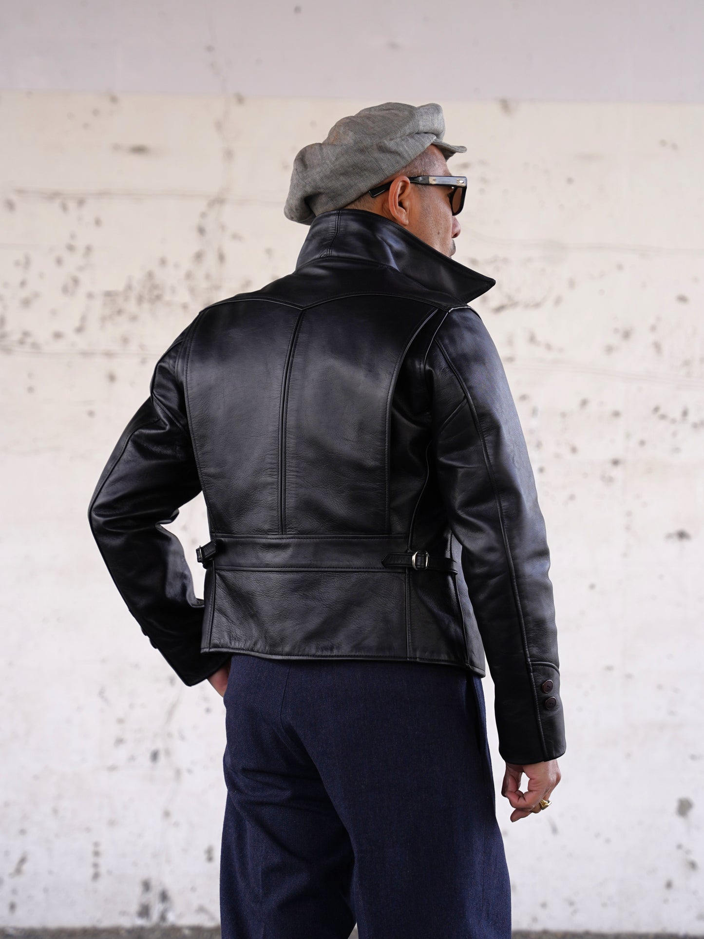 #260416 Horsehide Double Riders Jacket
