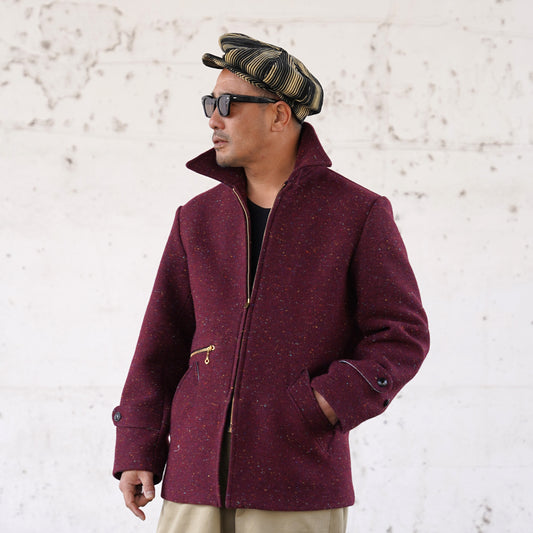 #260418 Zip-up Half Coat
