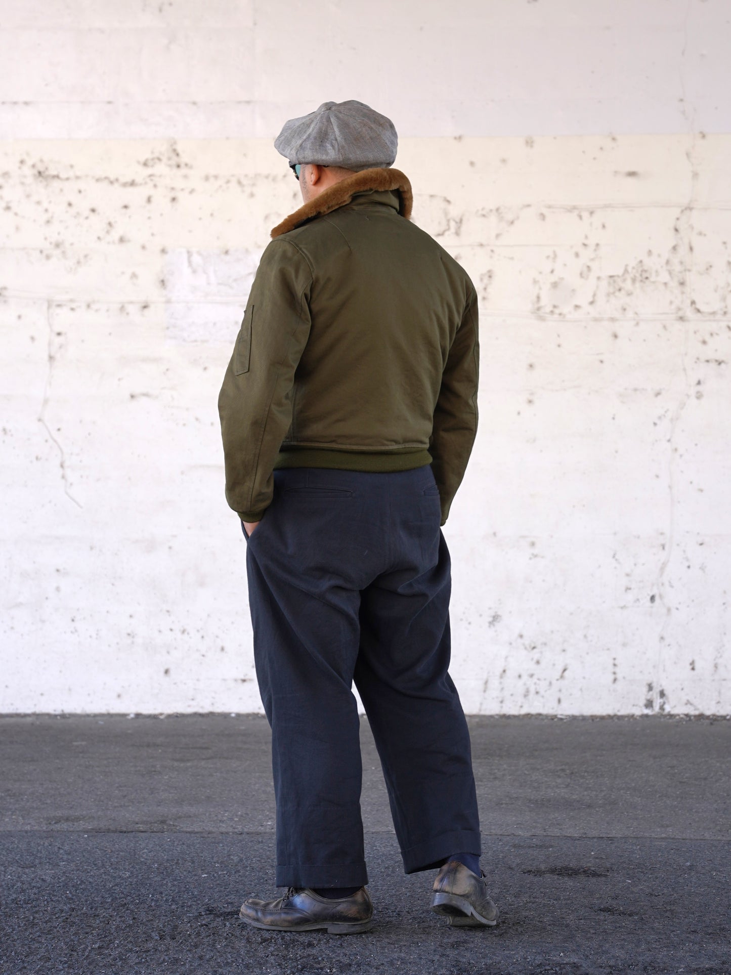 #260422 Boa Collar Flight Jacket