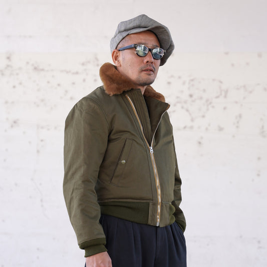 #260422 Boa Collar Flight Jacket