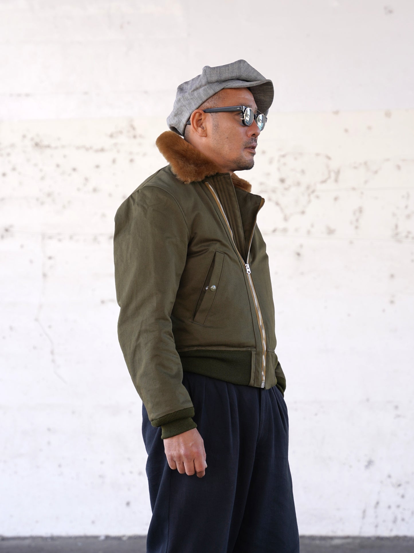 #260422 Boa Collar Flight Jacket