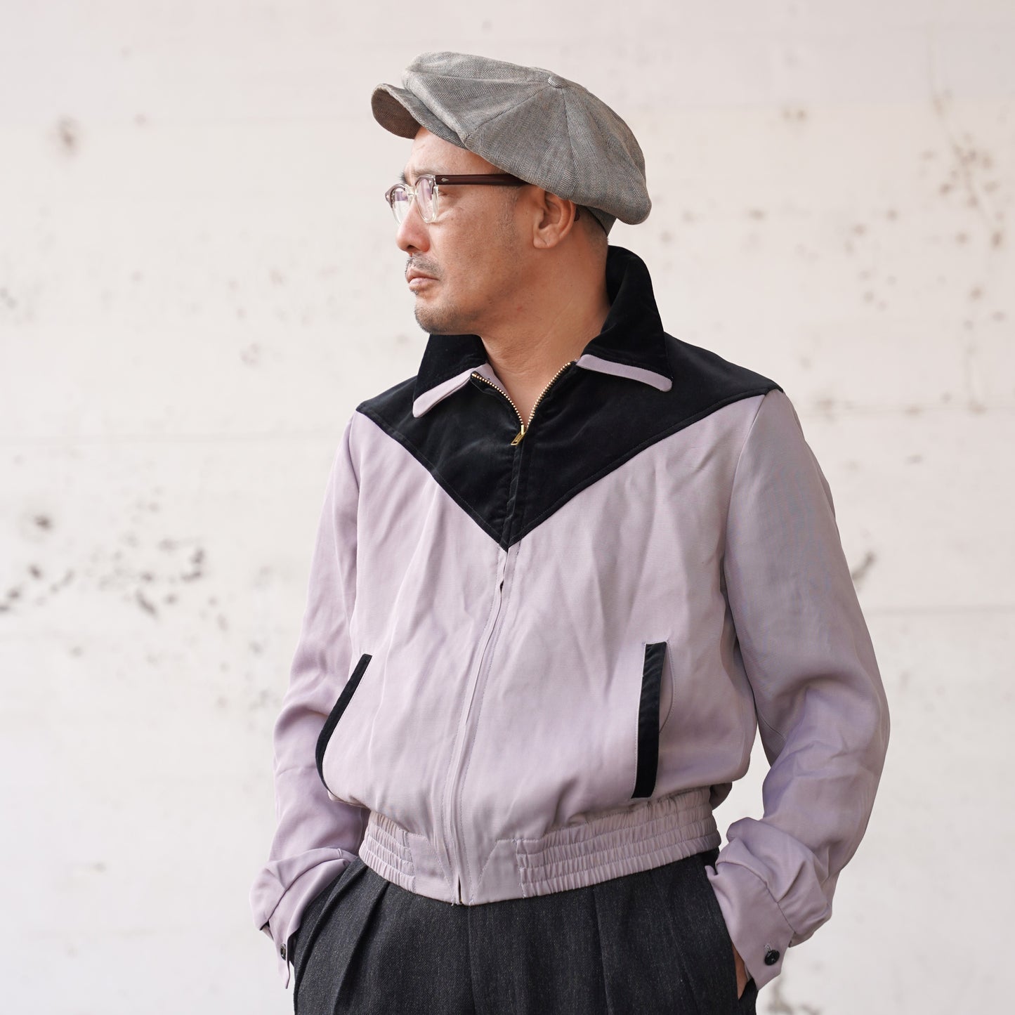 【Order】#260427 V-Panel Two-Tone Blouson