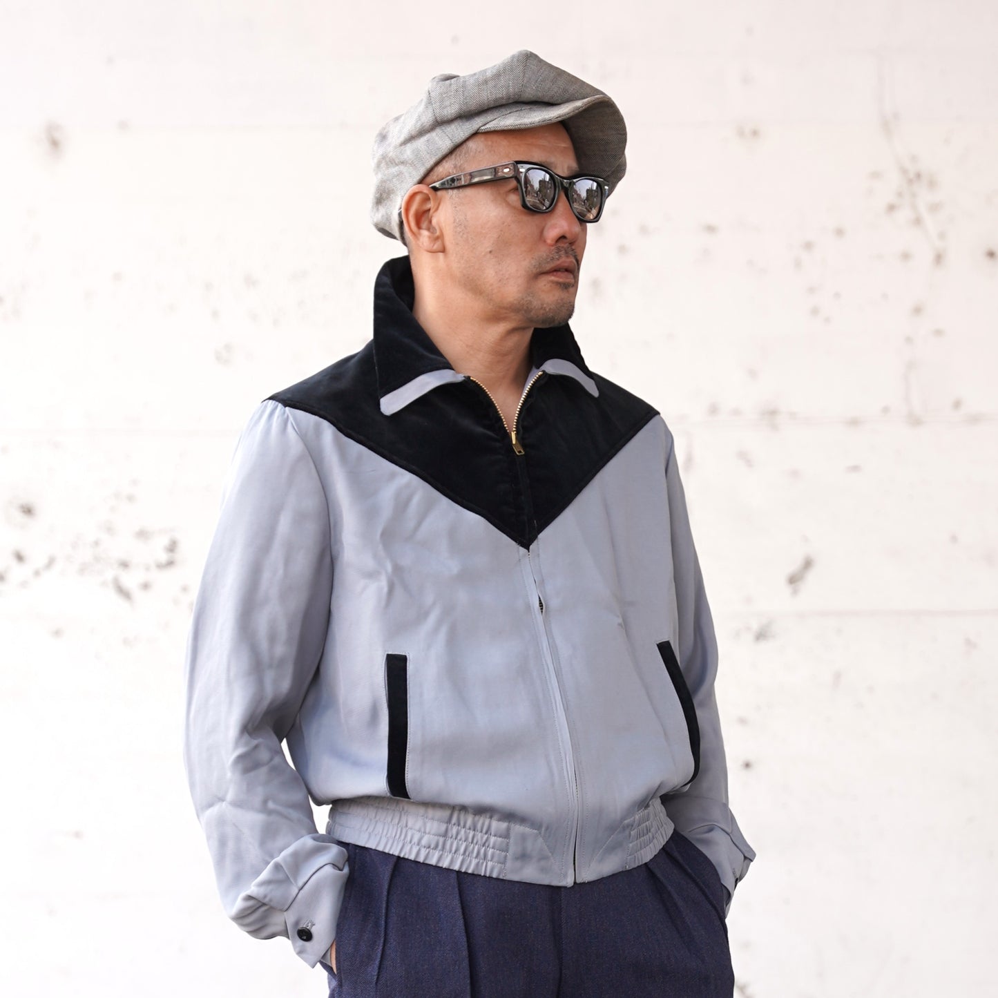 【Order】#260427 V-Panel Two-Tone Blouson