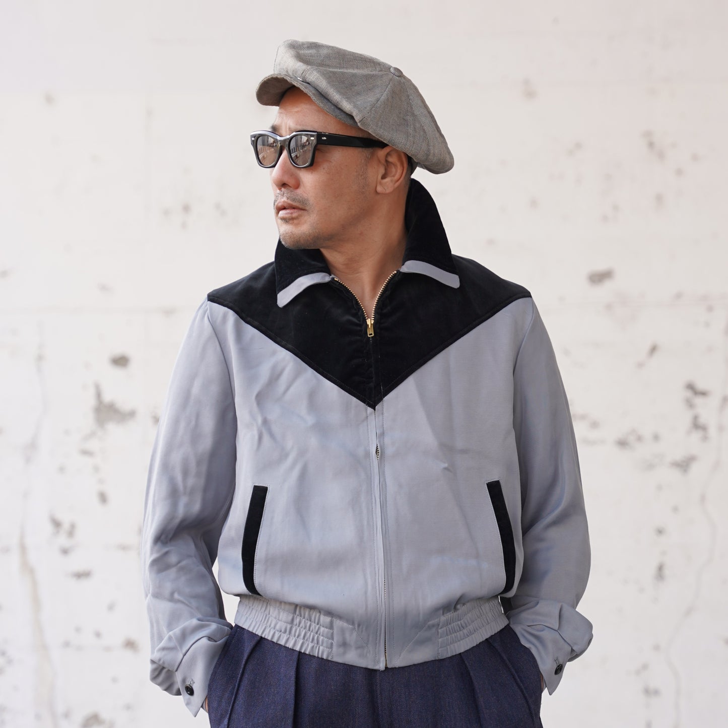 【Order】#260427 V-Panel Two-Tone Blouson