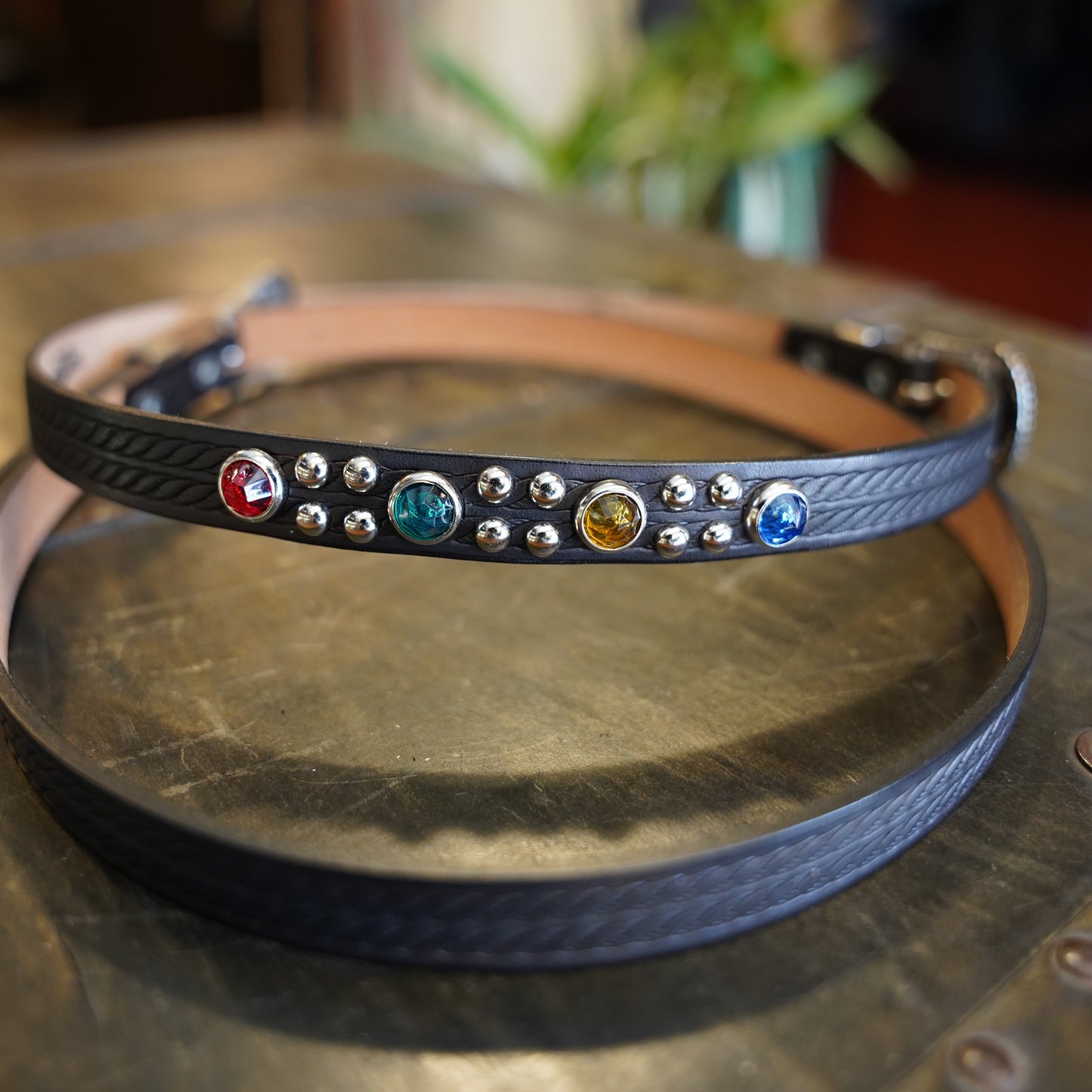 #260509 1950s Western Studded Belt
