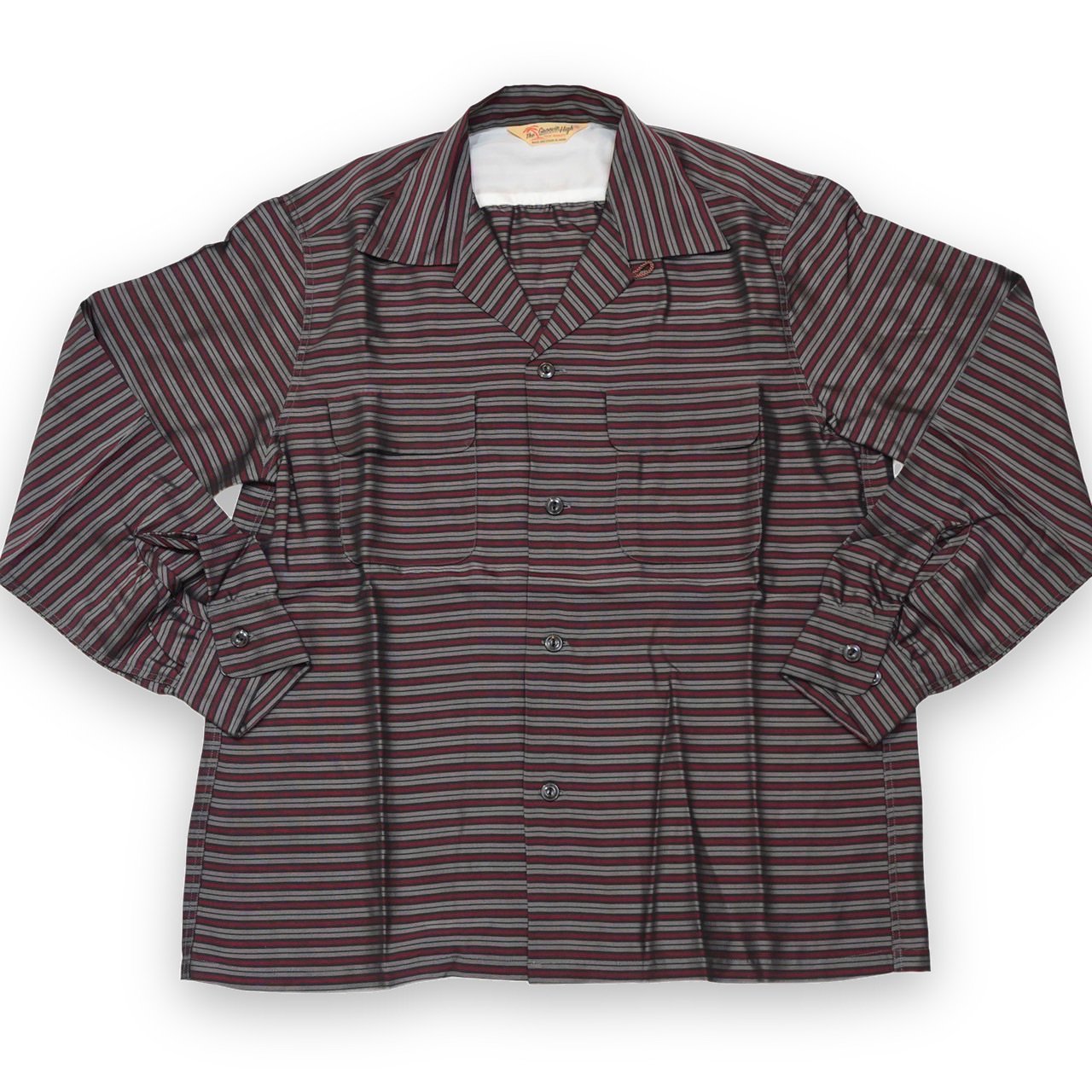#568 1950s Rayon Acetate L/S Shirt