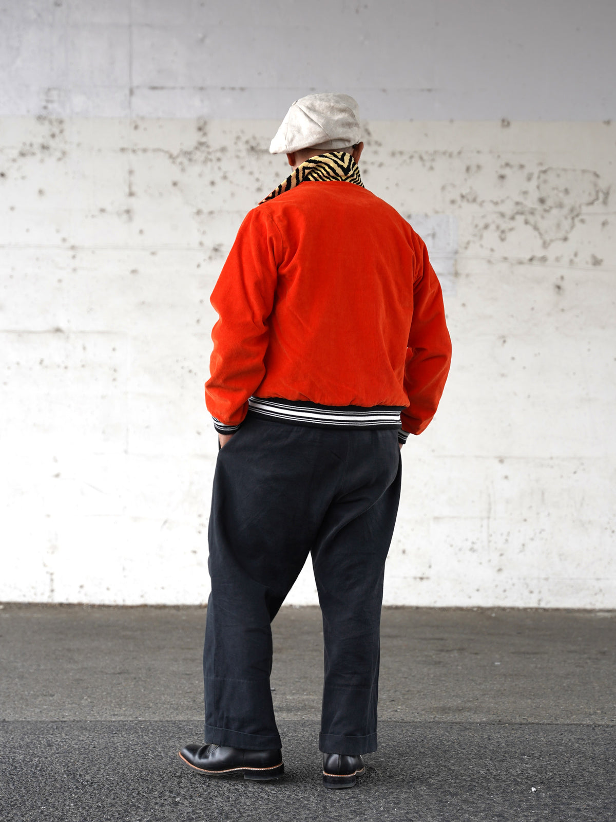 #270401 1950s Tiger Corduroy Reversible Jacket