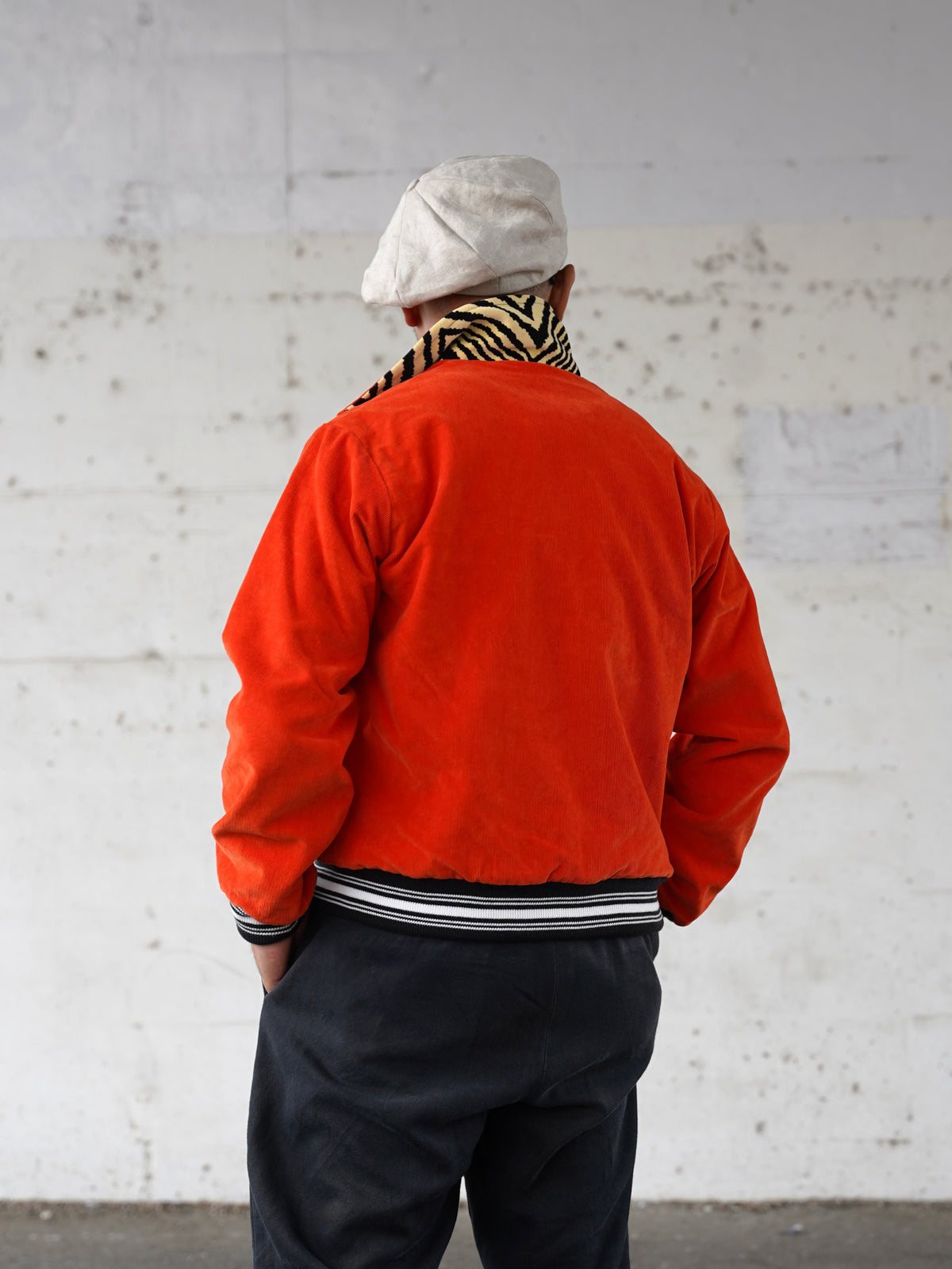 #270401 1950s Tiger Corduroy Reversible Jacket
