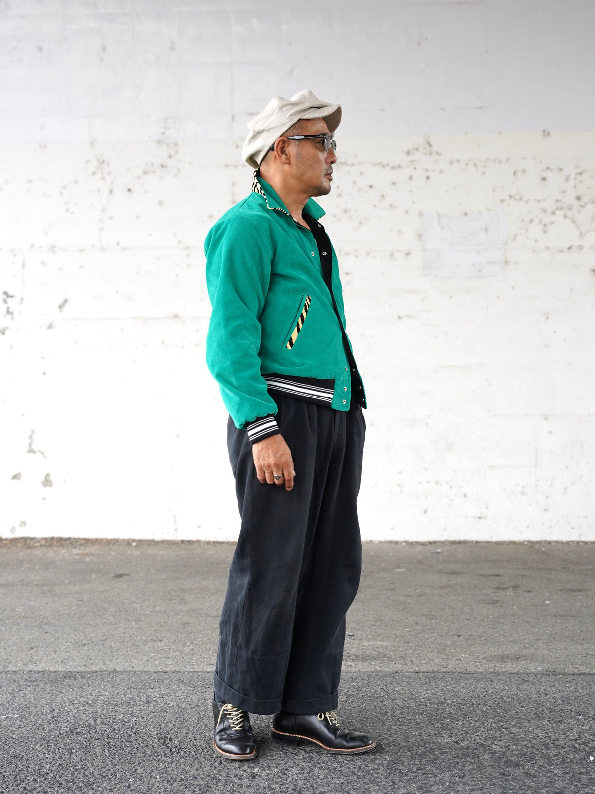 #270401 1950s Tiger Corduroy Reversible Jacket